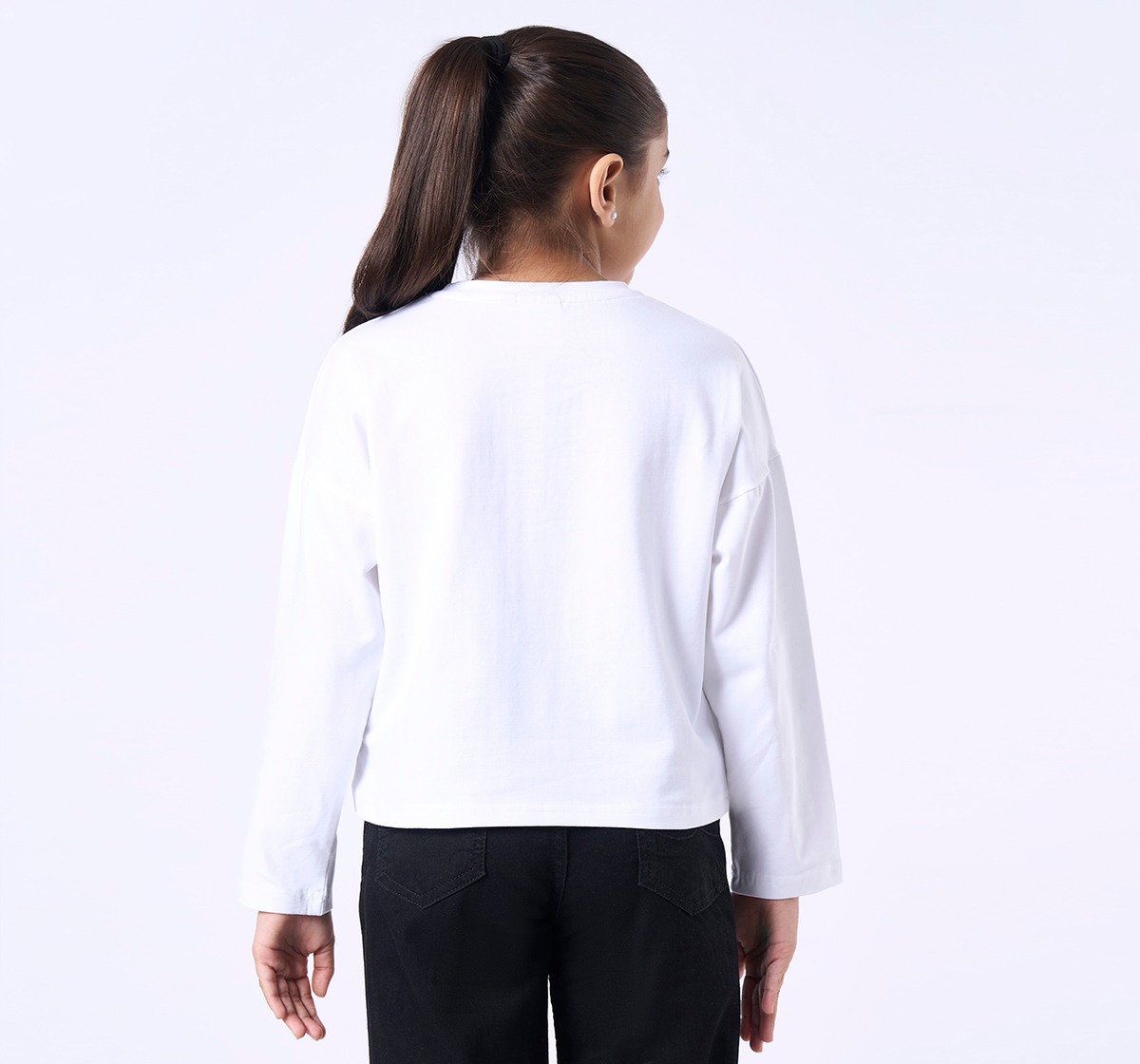 Ed-a-Mamma Kids Girls T-Shirt White