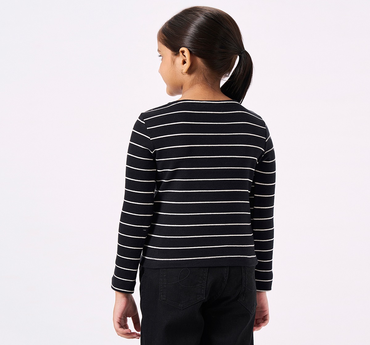 Ed-a-Mamma Kids Girls T-Shirt Black