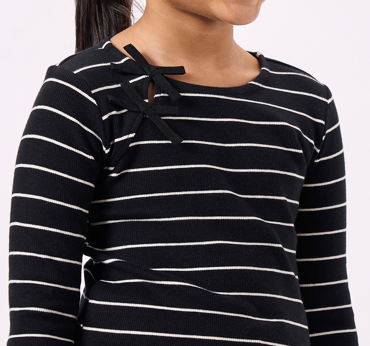 Ed-a-Mamma Kids Girls T-Shirt Black