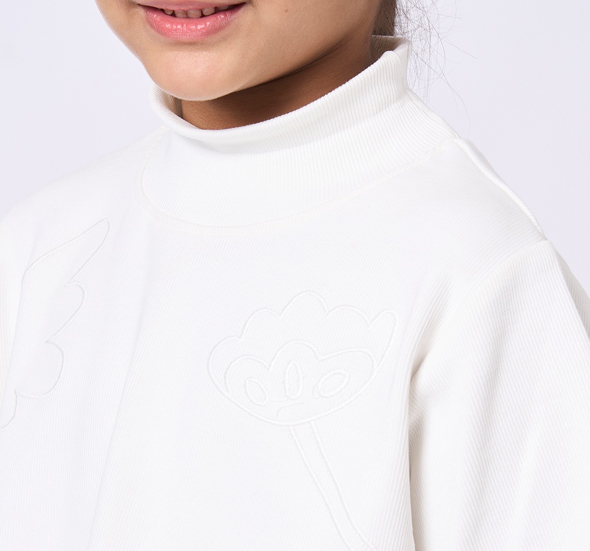 Ed-a-Mamma Kids Girls T-Shirt White