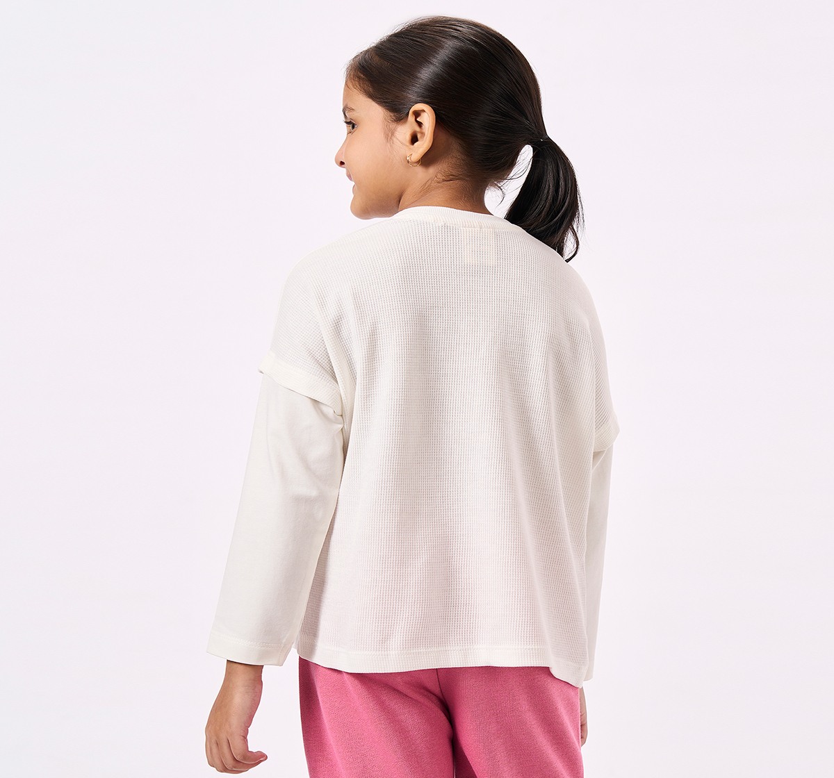 Ed-a-Mamma Kids Girls T-Shirt White