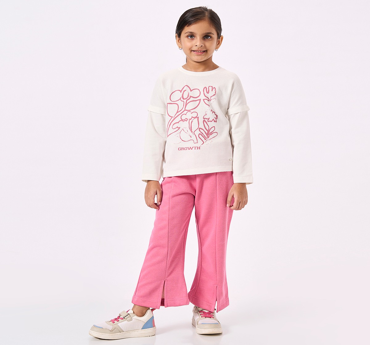 Ed-a-Mamma Kids Girls T-Shirt White