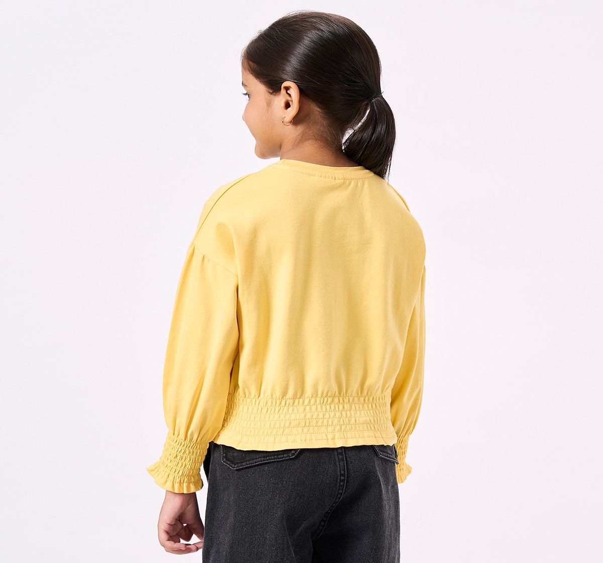 Ed-a-Mamma Kids Girls T-Shirt Yellow