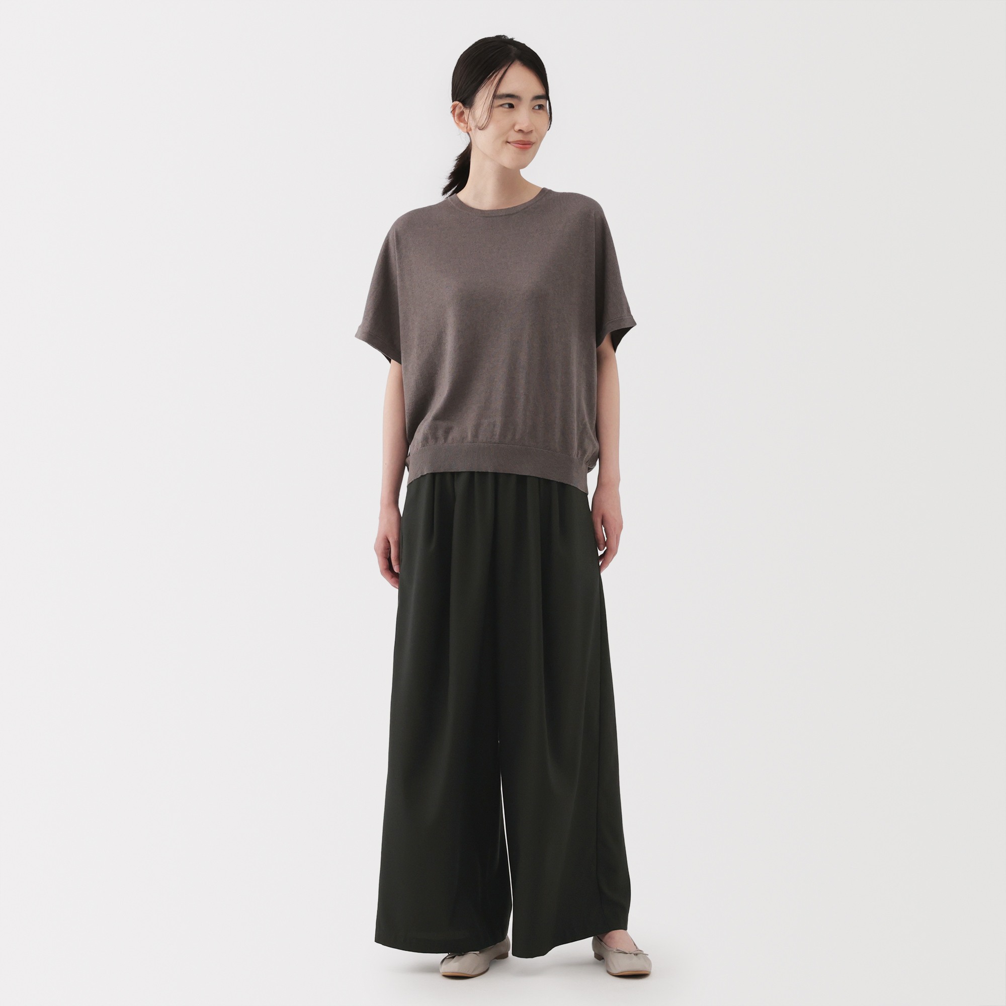 W's lyocell blended easy pants
