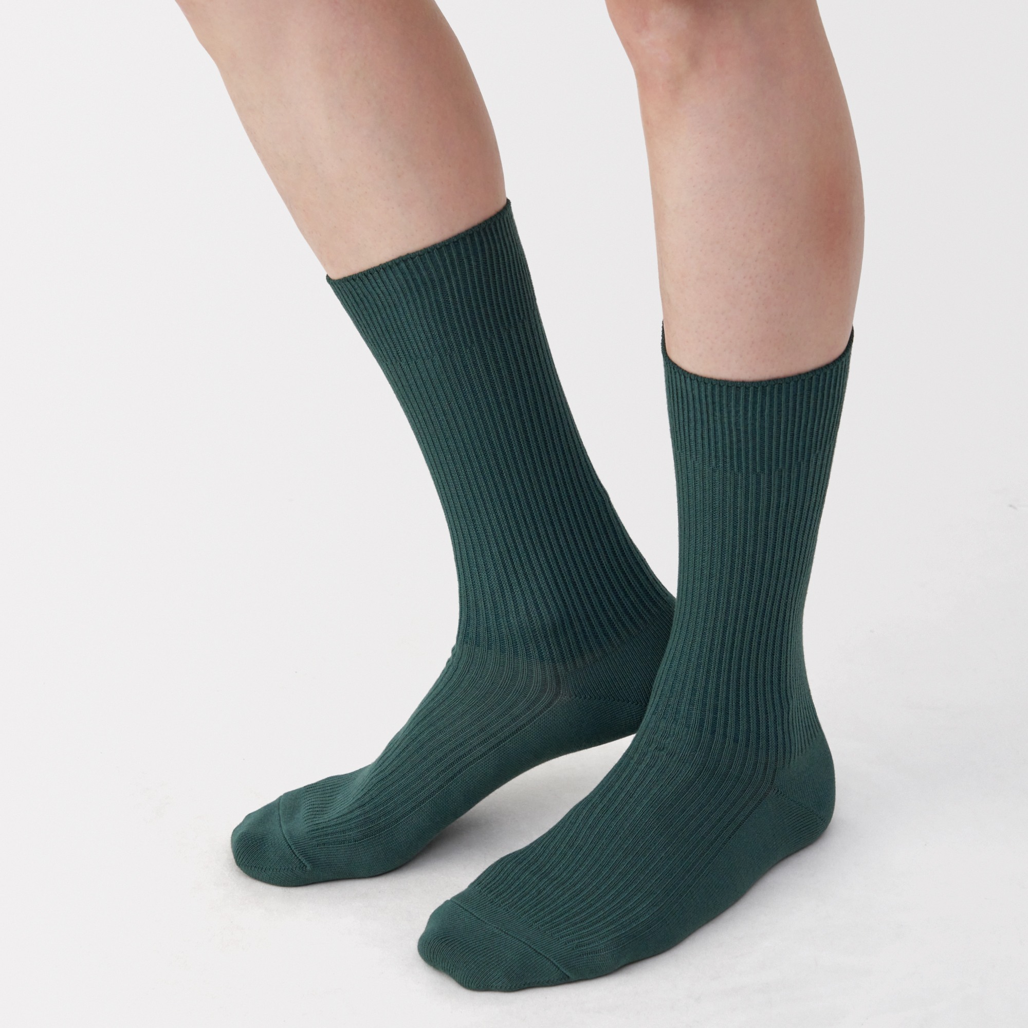 M's right angle anti-slip-fit ribbed socks