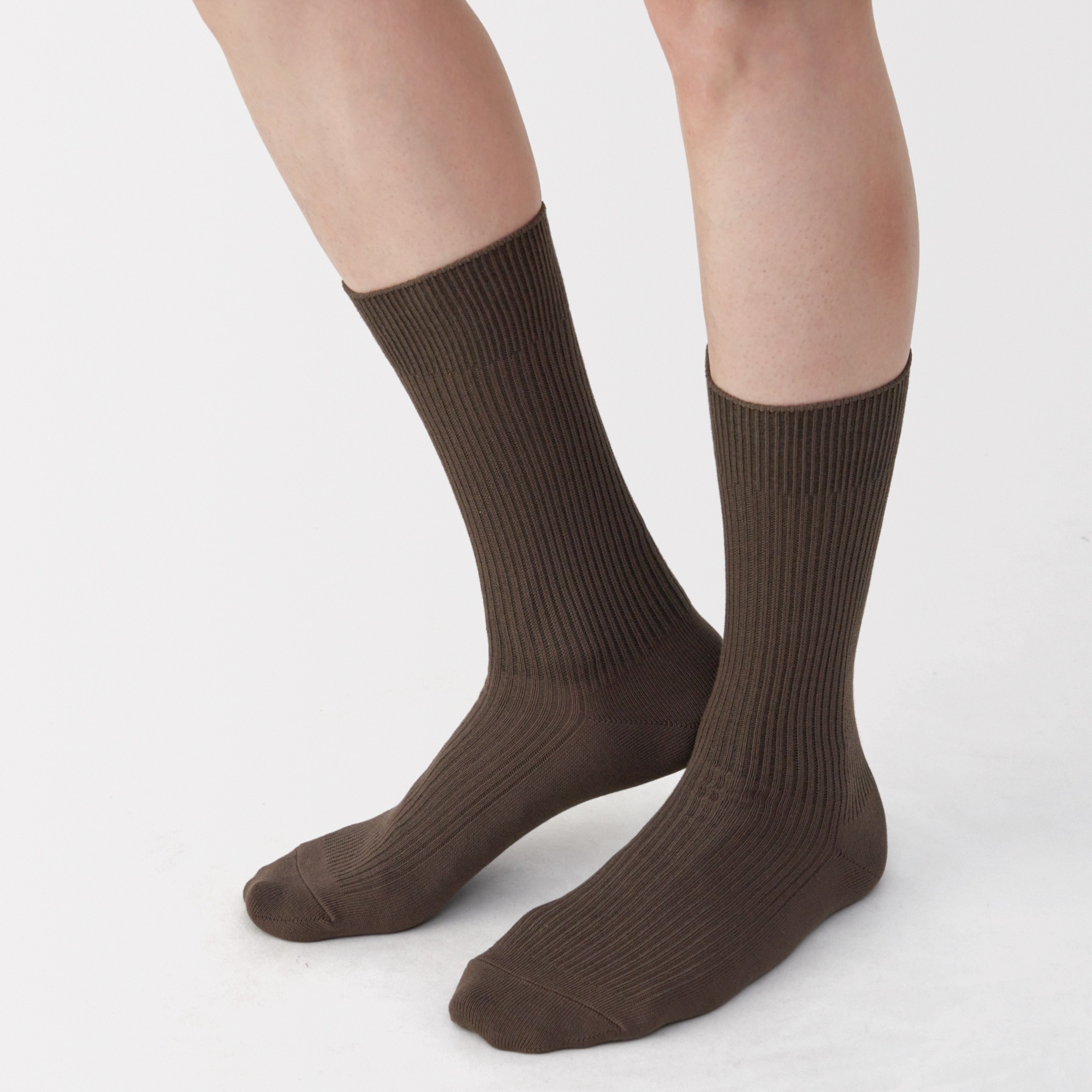 M's right angle anti-slip-fit ribbed socks