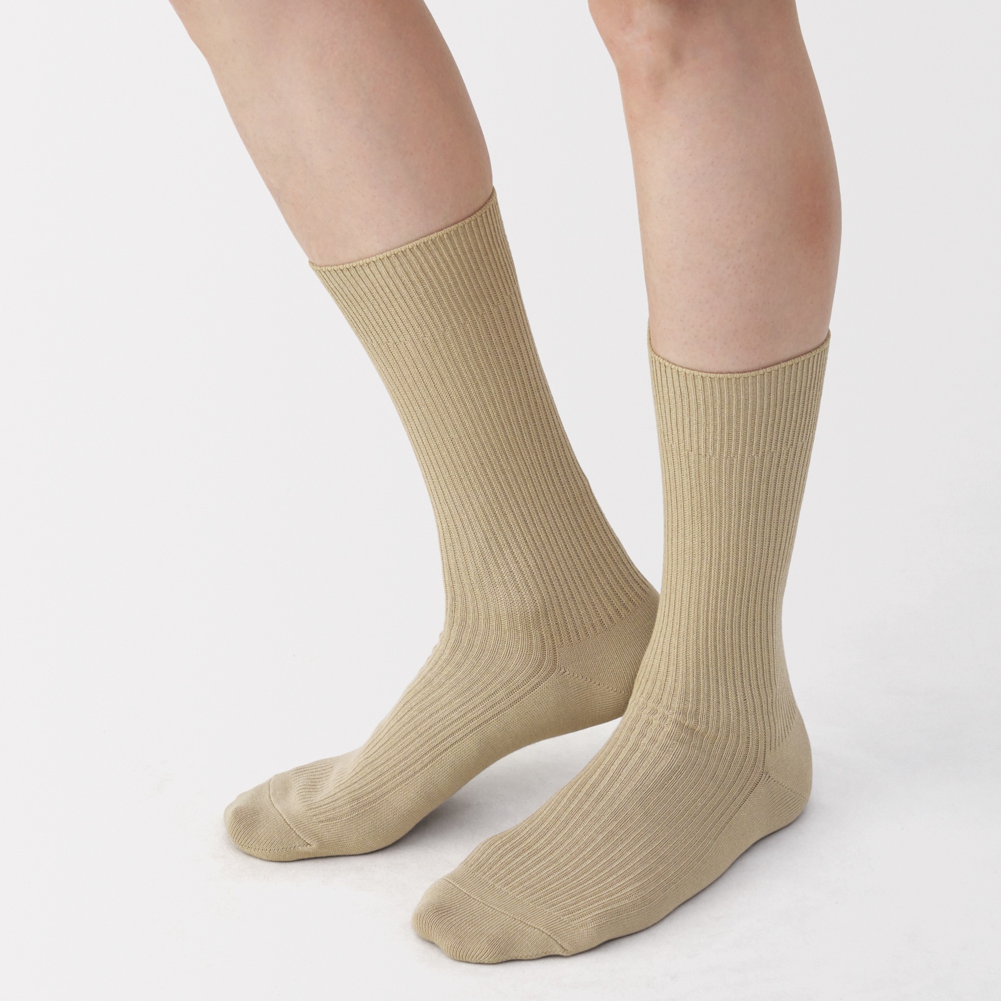 M's right angle anti-slip-fit ribbed socks