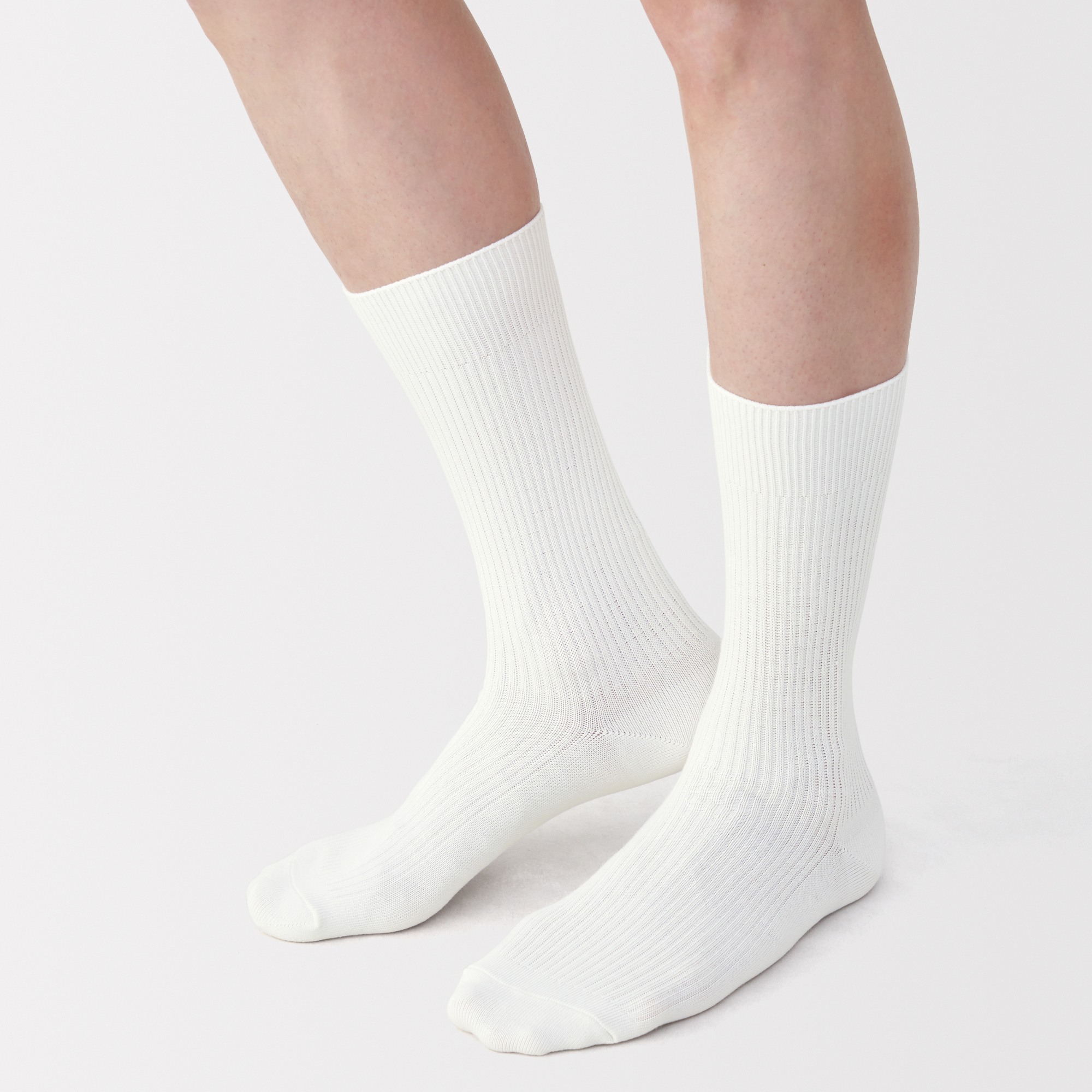 M's right angle anti-slip-fit ribbed socks