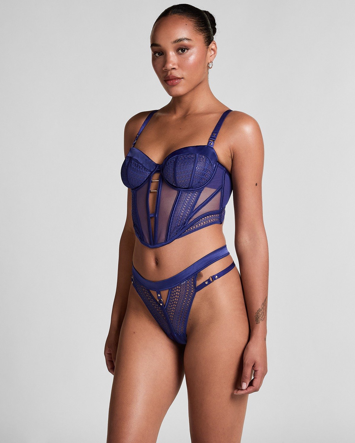 Blue Missy Thong