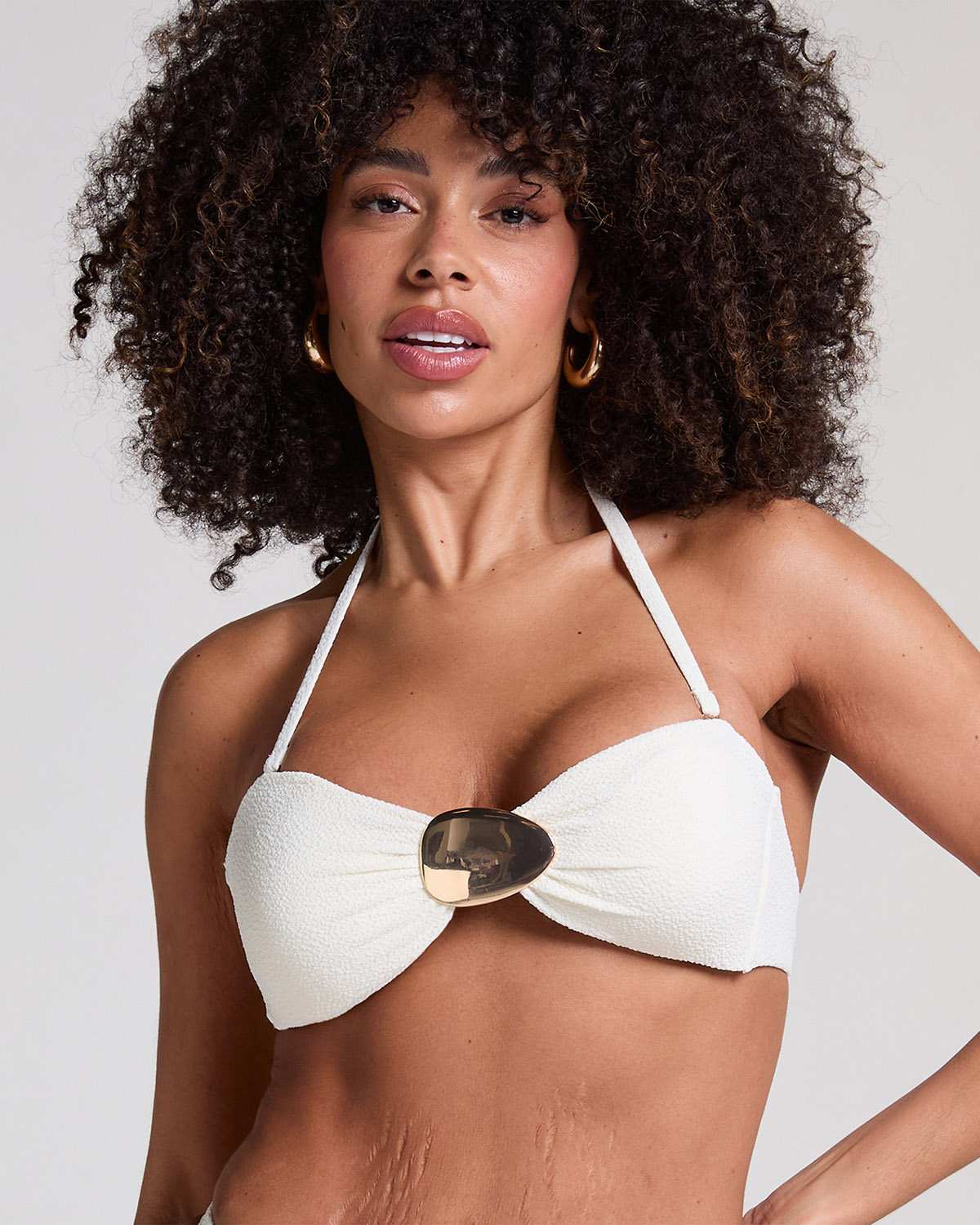 Cream Cabo Bandeau Bikini Top