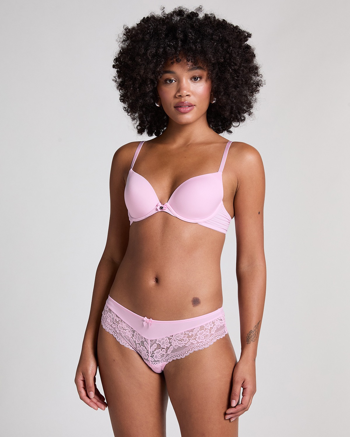 Pink Valencia Brazilian Shorts