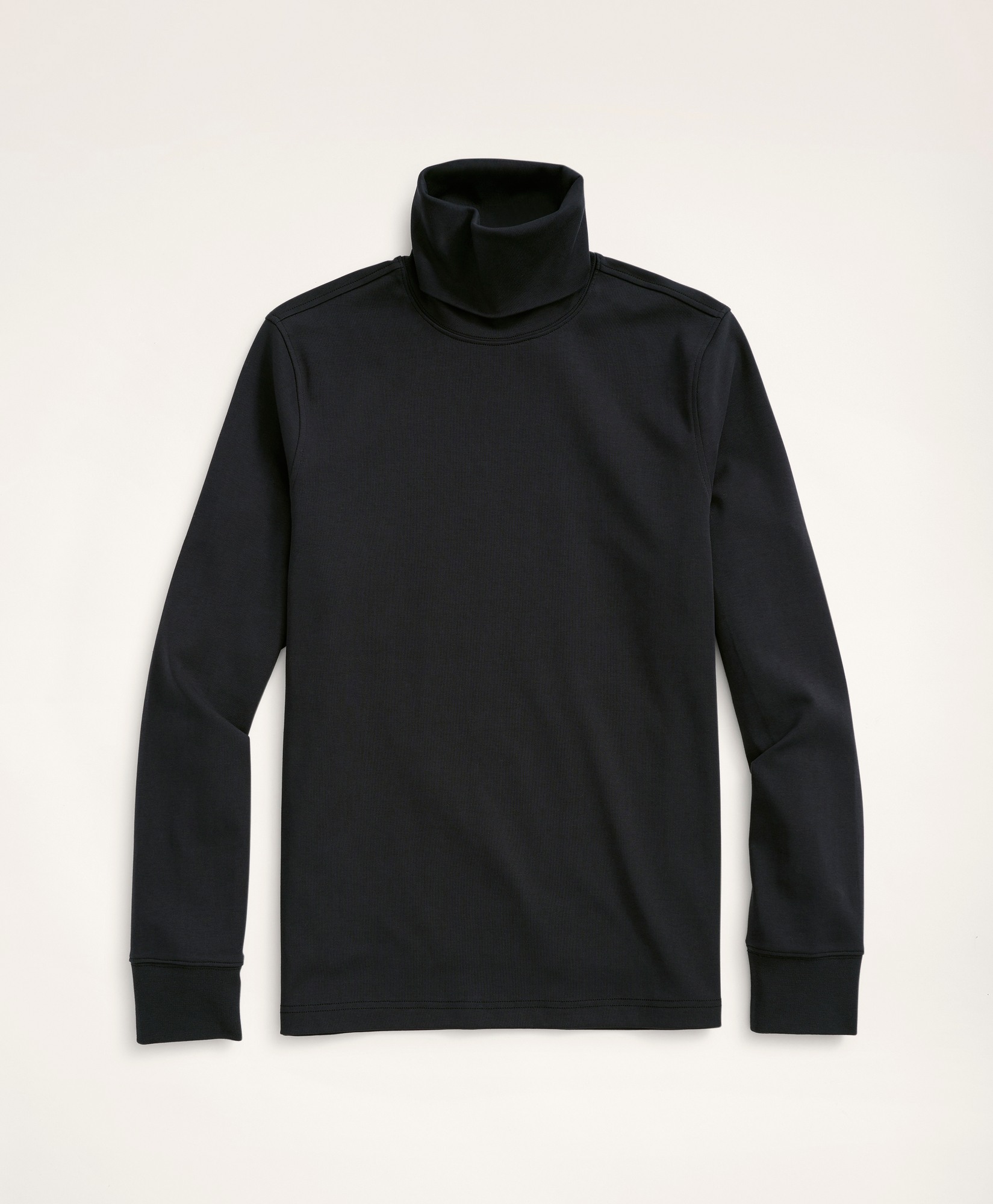 Brooks Brothers | Cotton Interlock Solid Regular Fit Turtleneck