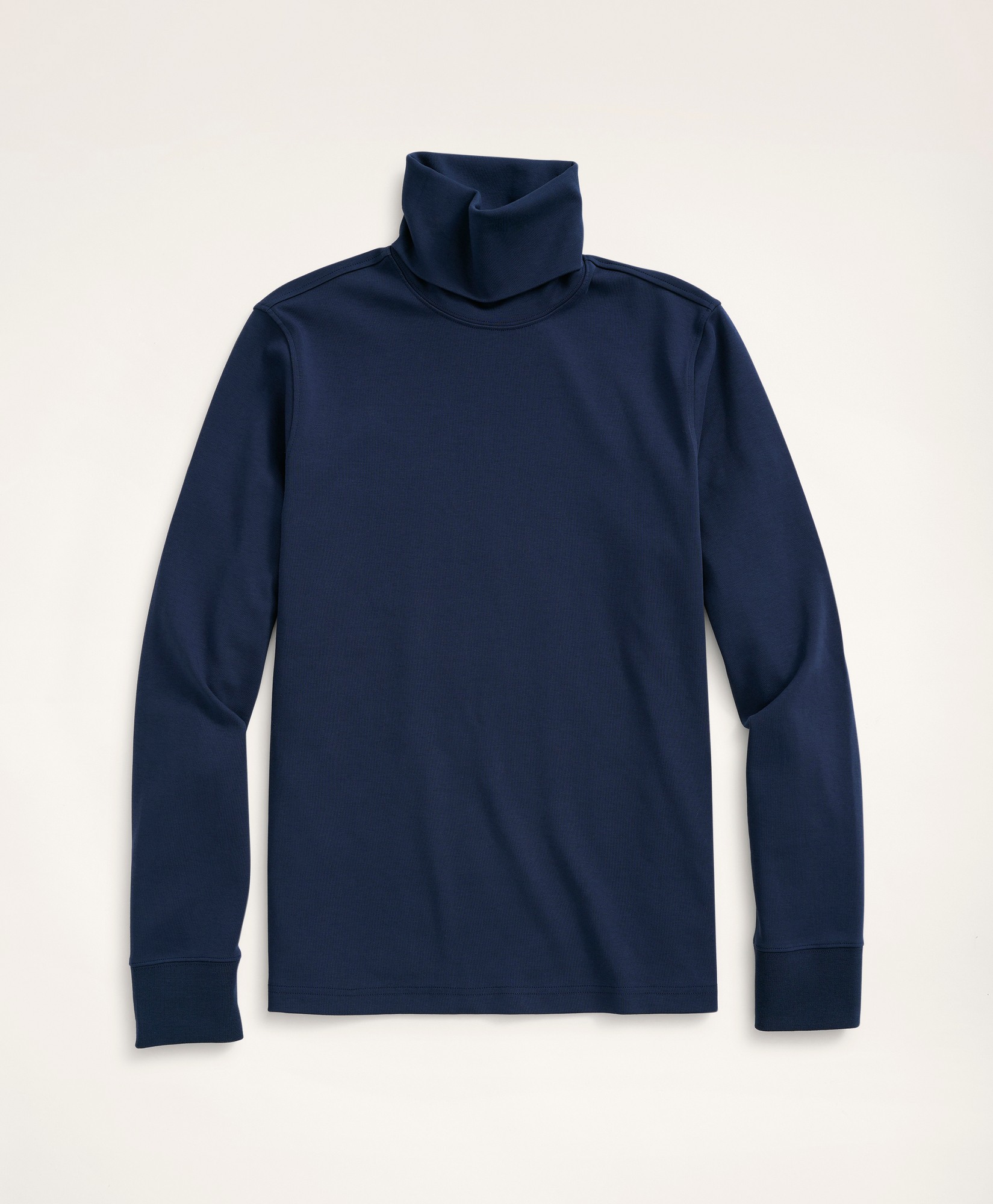 Brooks Brothers | Cotton Interlock Solid Regular Fit Turtleneck