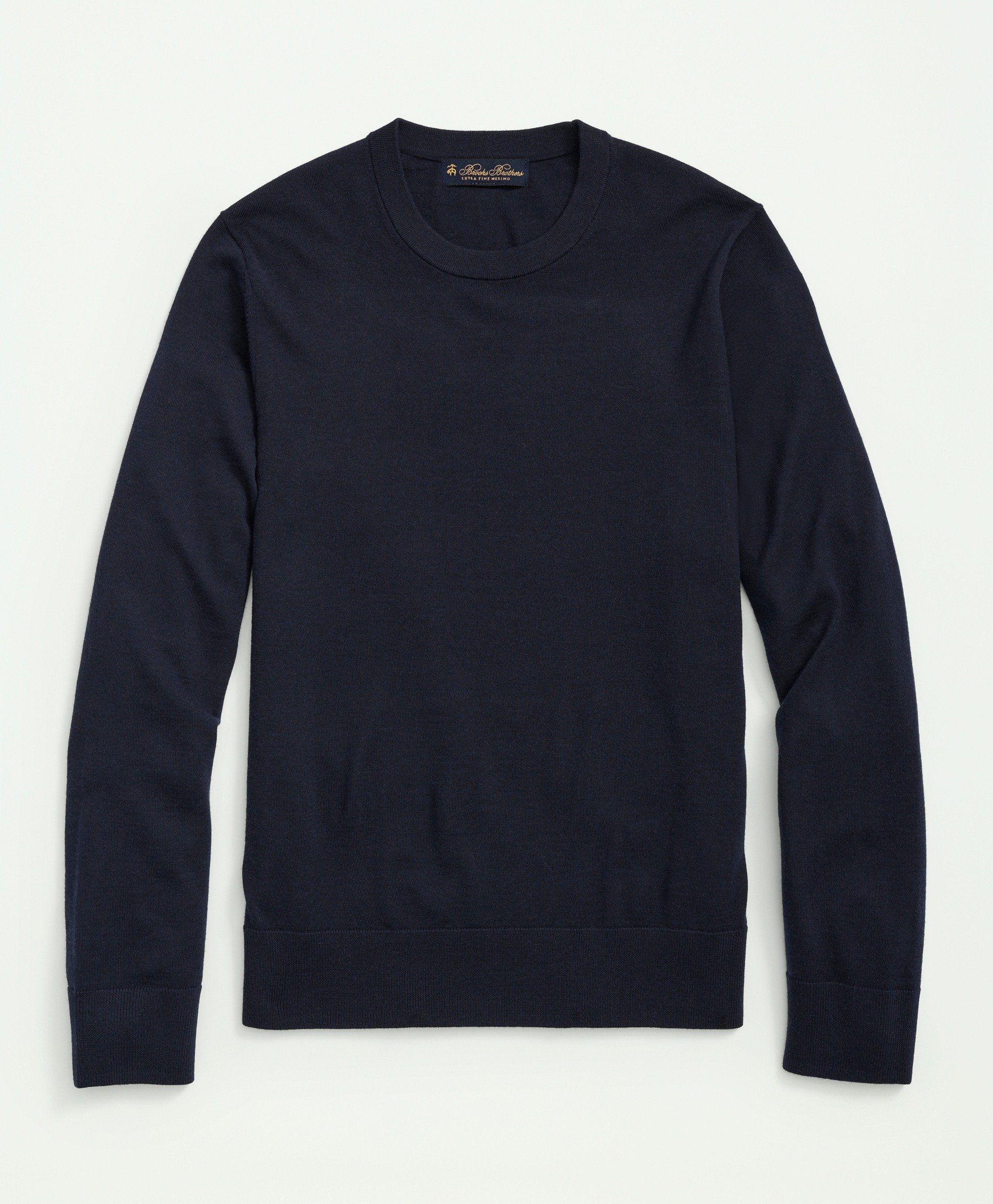 Brooks Brothers | Merino Solid Crew Neck Sweater