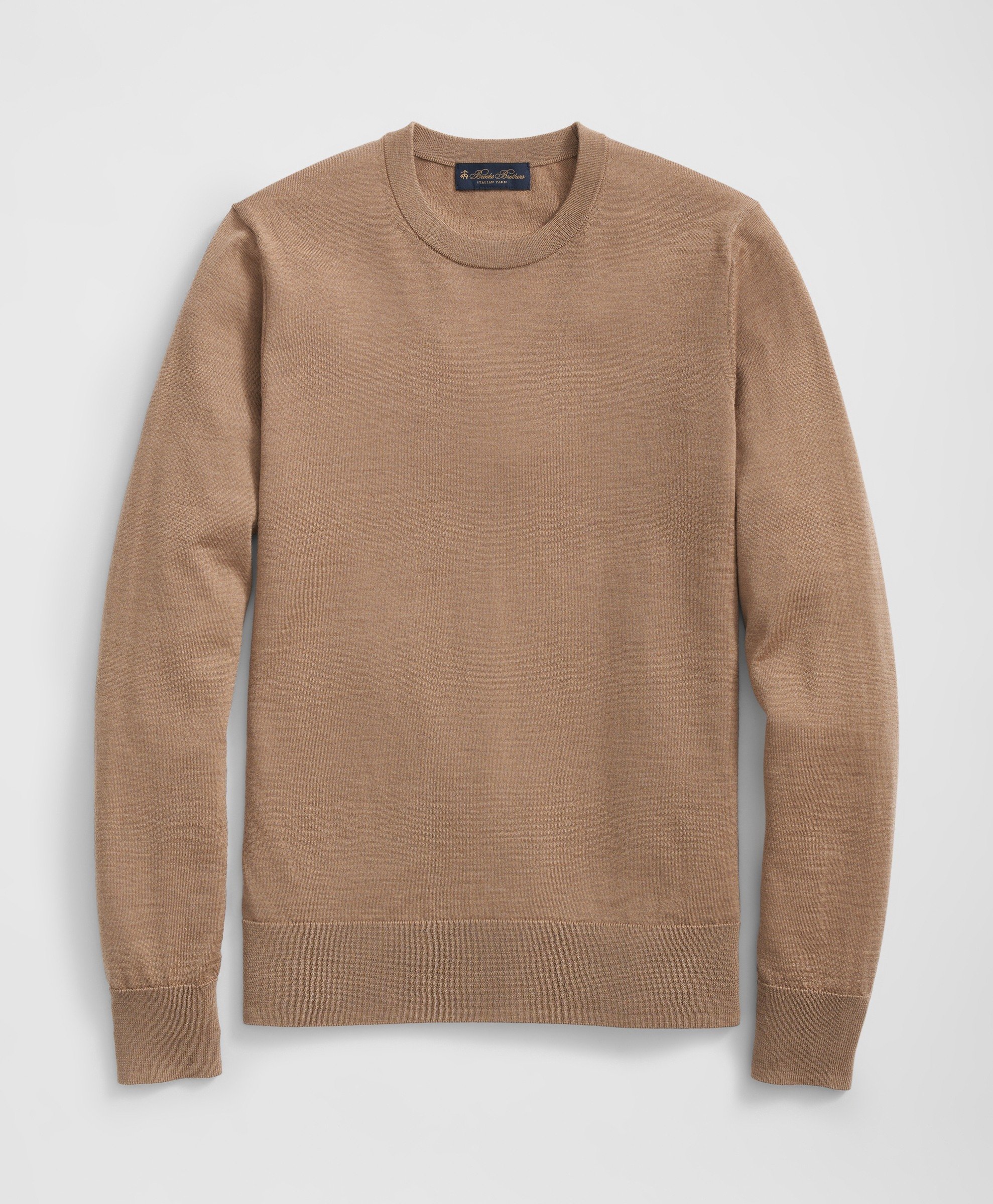 Brooks Brothers | Merino Solid Crew Neck Sweater