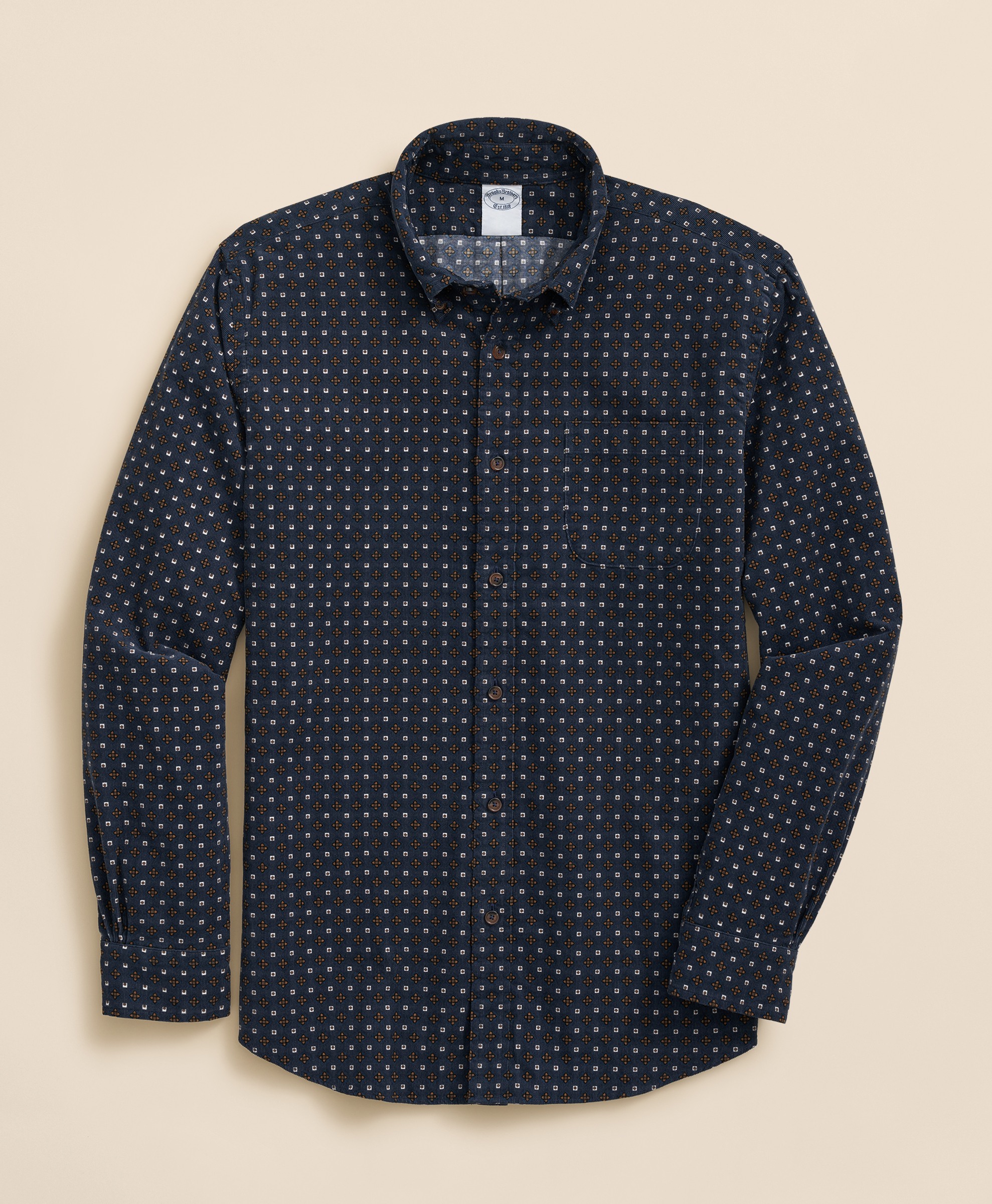 Brooks Brothers | Regular Finish Corduroys Foulard Regular Fit Sport Shirt