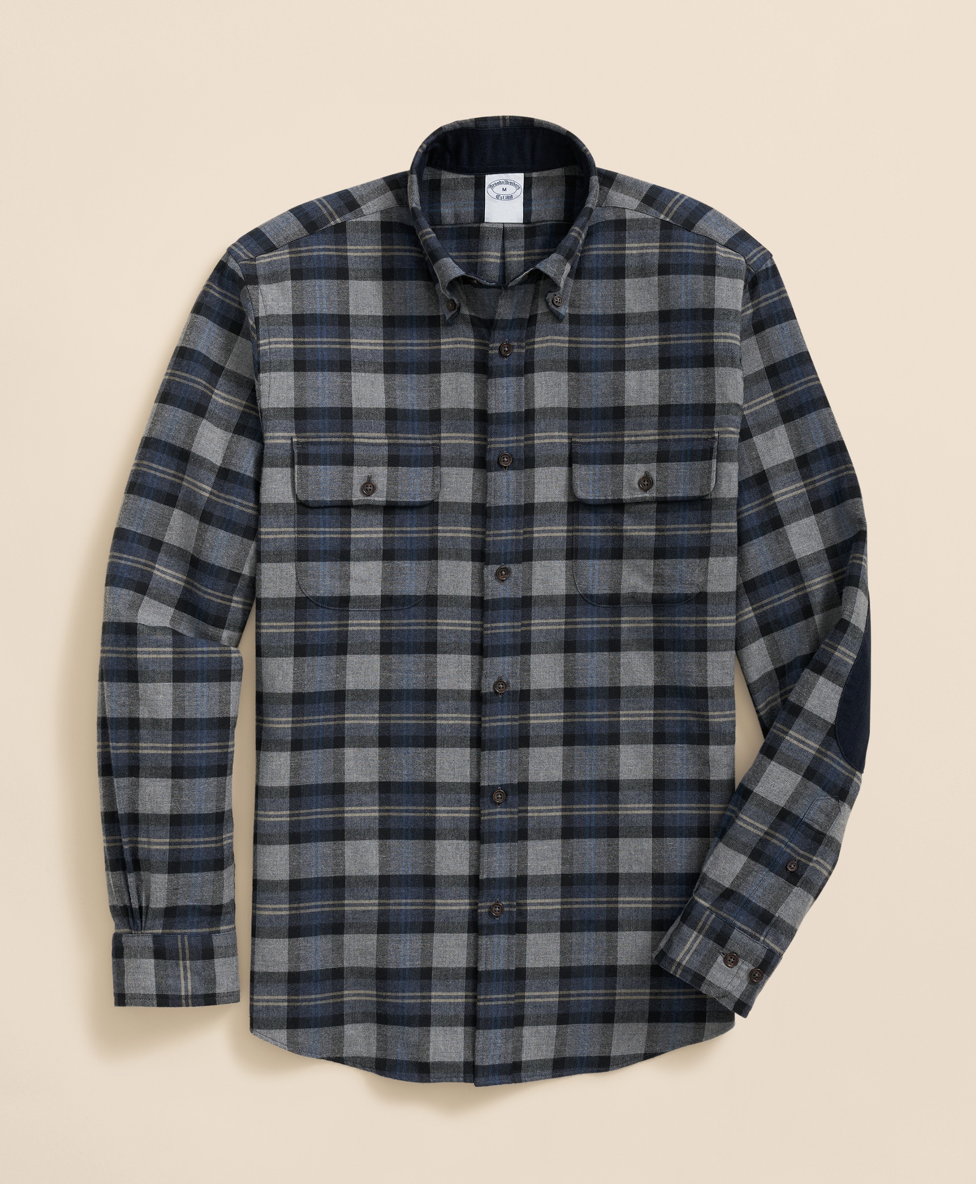 Brooks Brothers | Regular Finish Flannel Plaid Regular Fit Sport Shirt