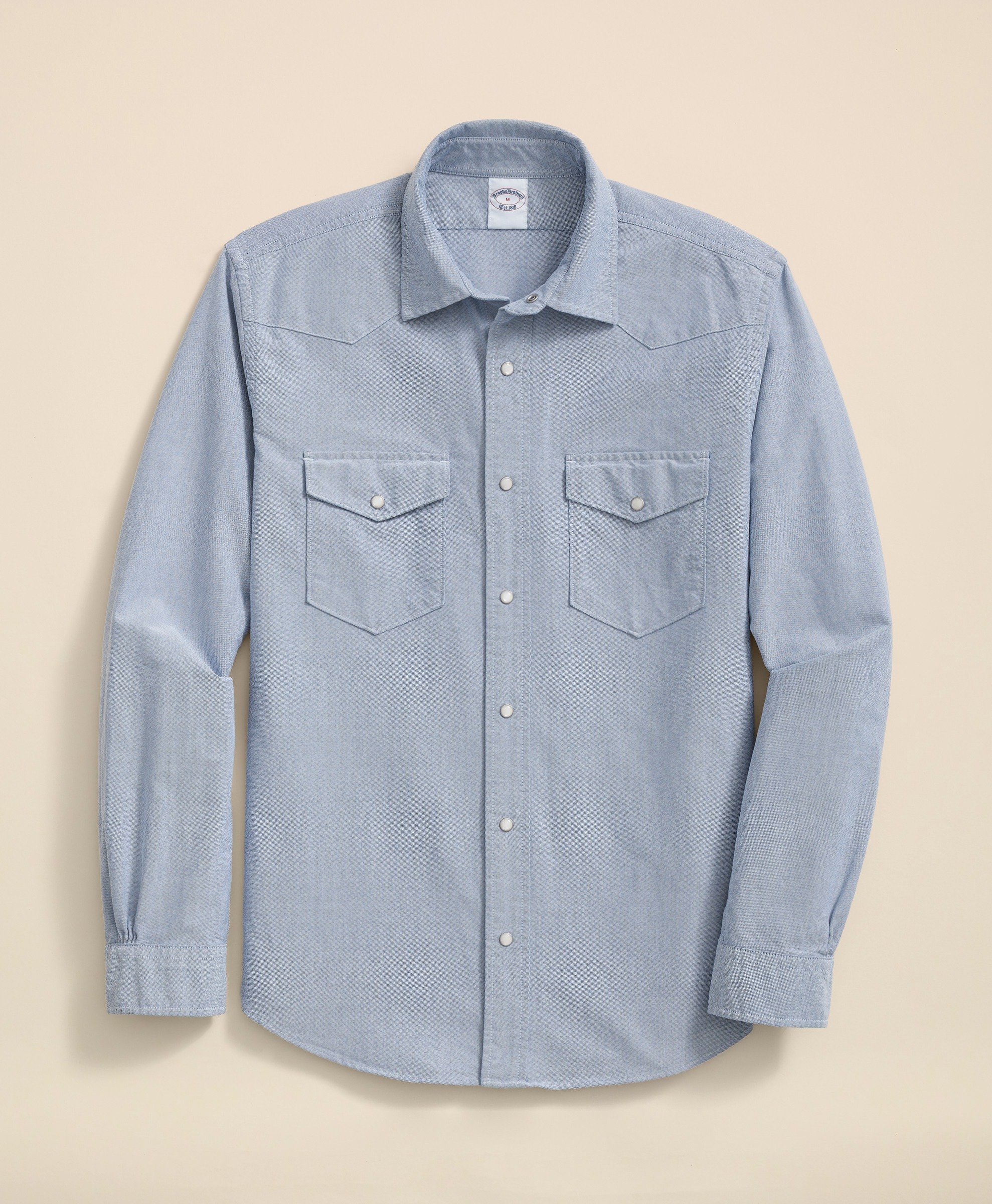 Brooks Brothers | Friday Oxford Solid Regular Fit Sport Shirt
