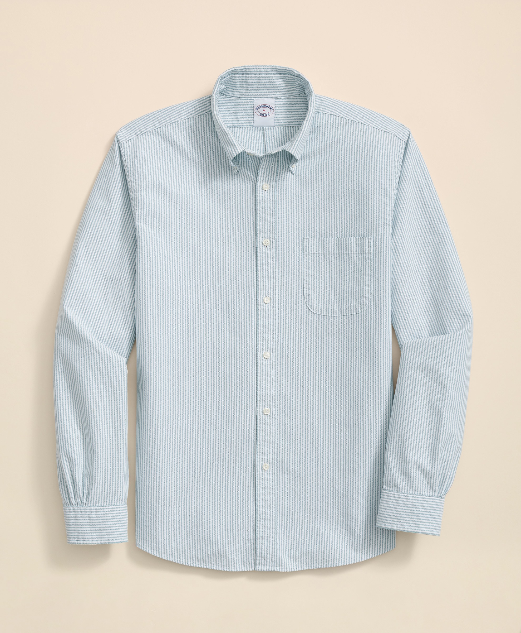 Brooks Brothers | Friday Oxford Striped Regular Fit Sport Shirt