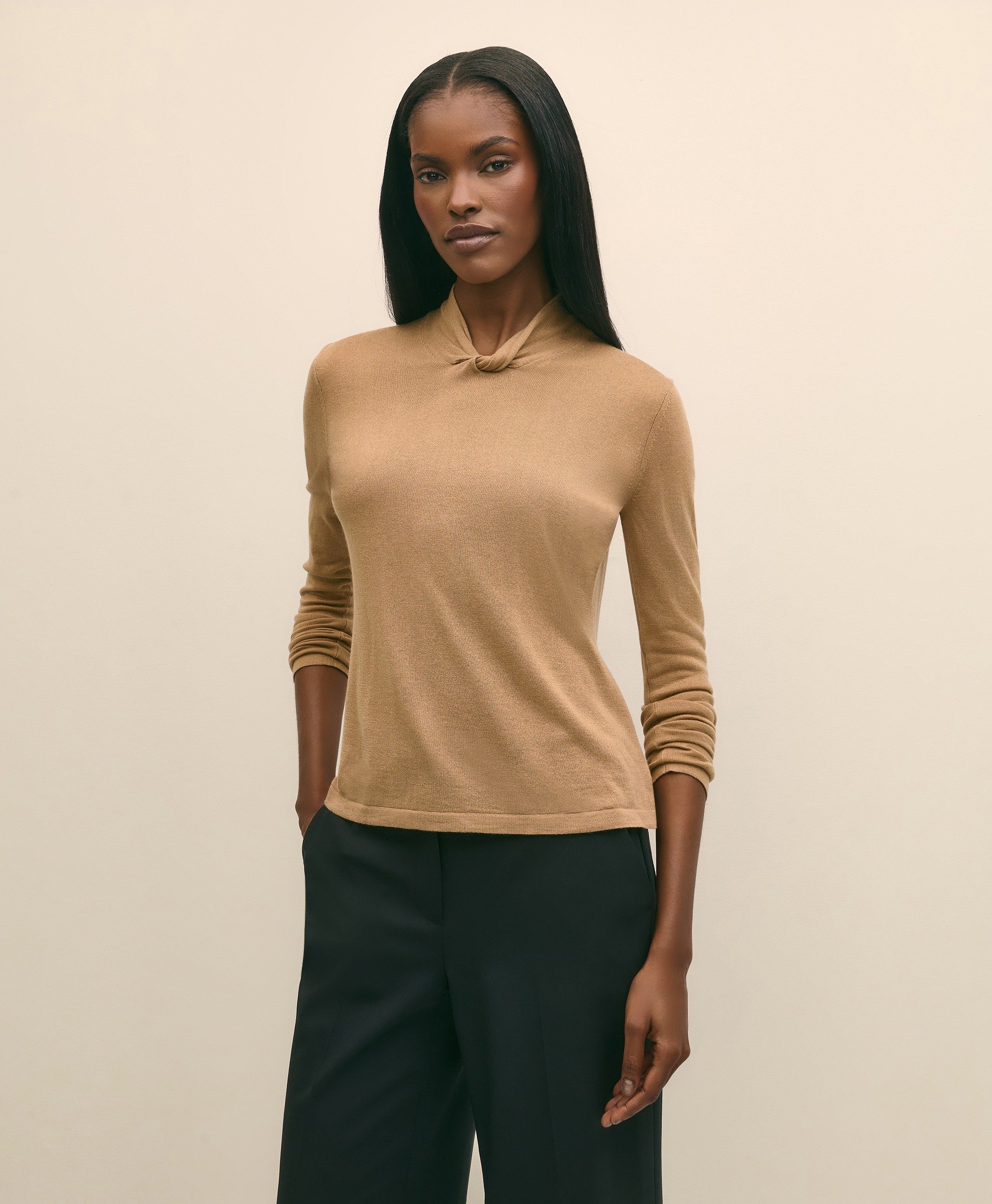 Brooks Brothers | Womenswear Silk Cashmere Sweater