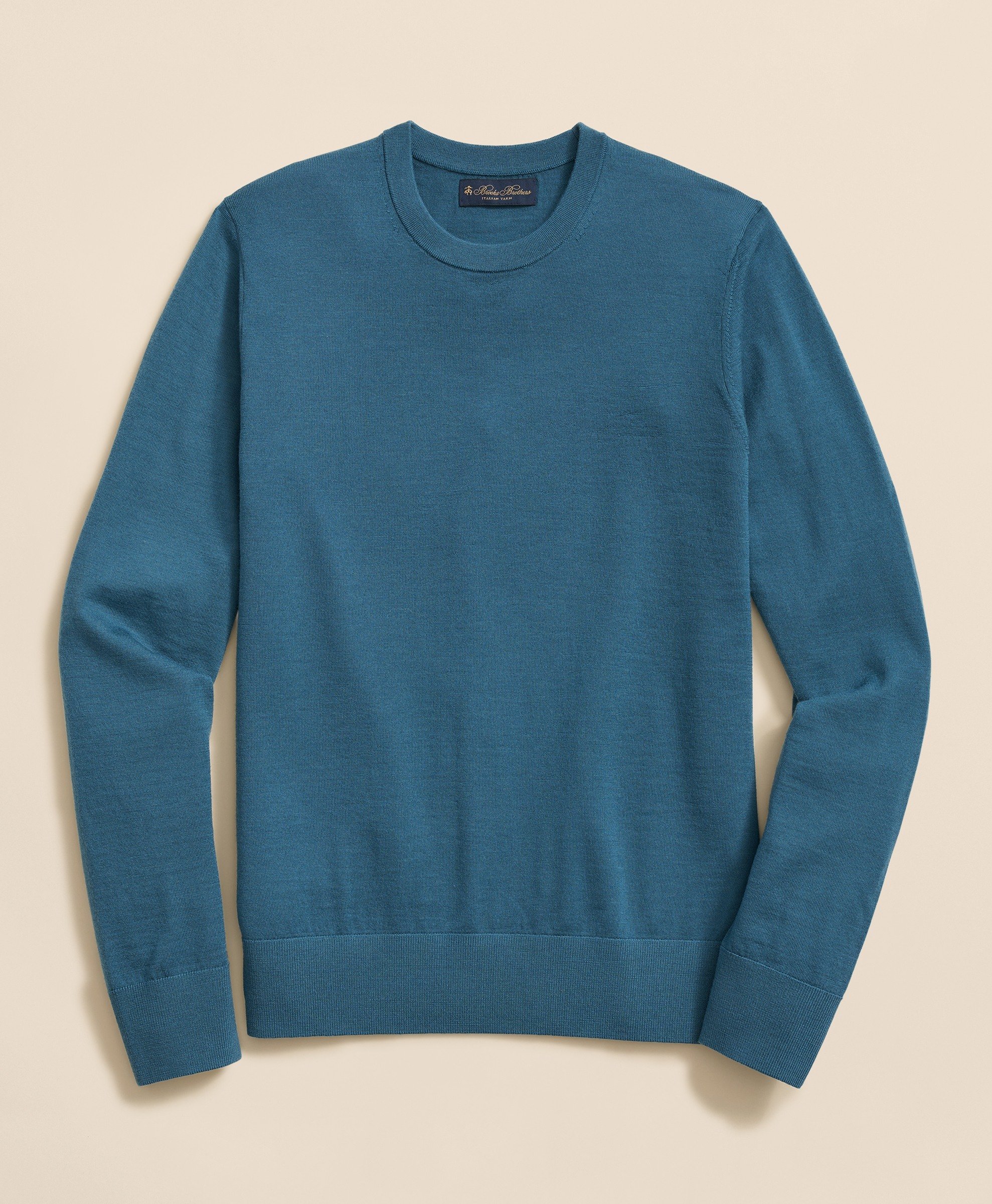 Brooks Brothers | Merino Solid Crew Neck Sweater