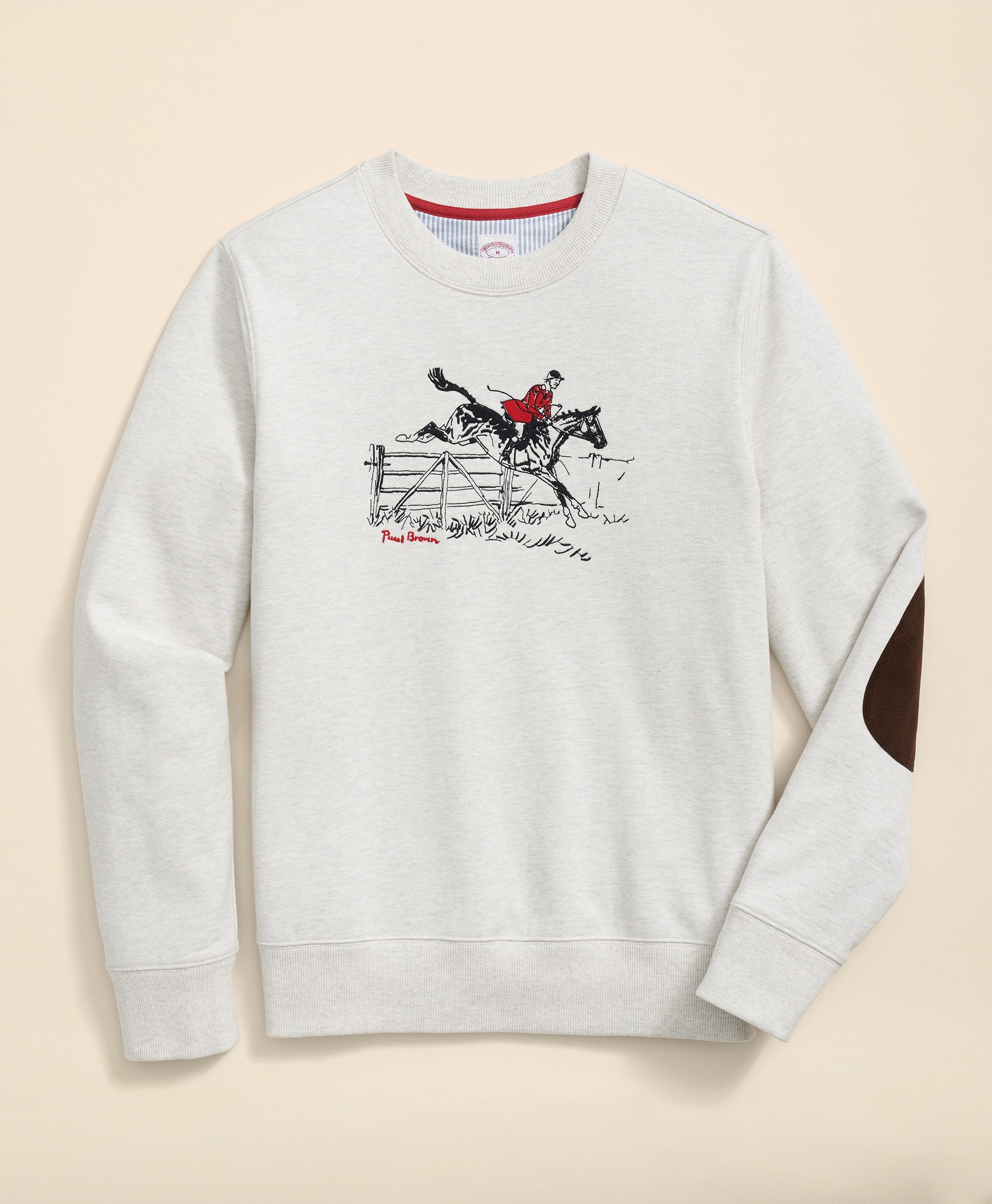 Brooks Brothers | French Terry Embroidered Regular Fit Sweatshirt