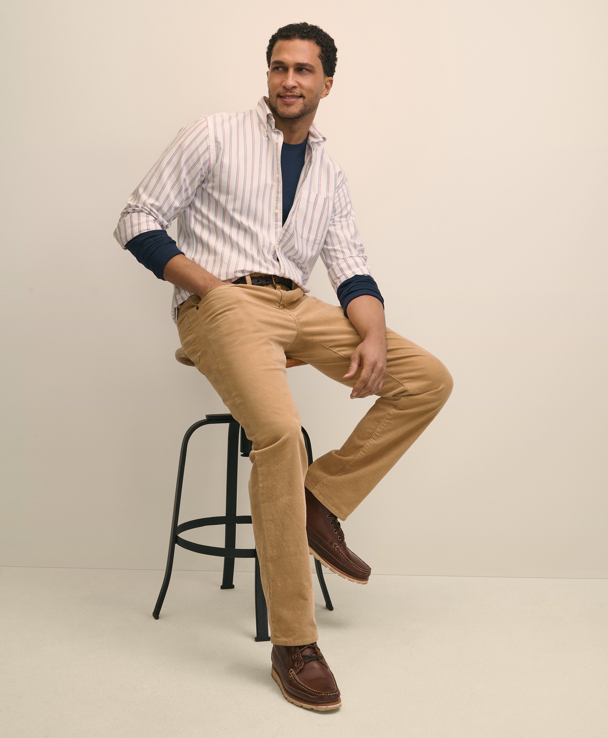 Brooks Brothers | 15W Corduroy Solid Regular Fit 5-Pkt Pants