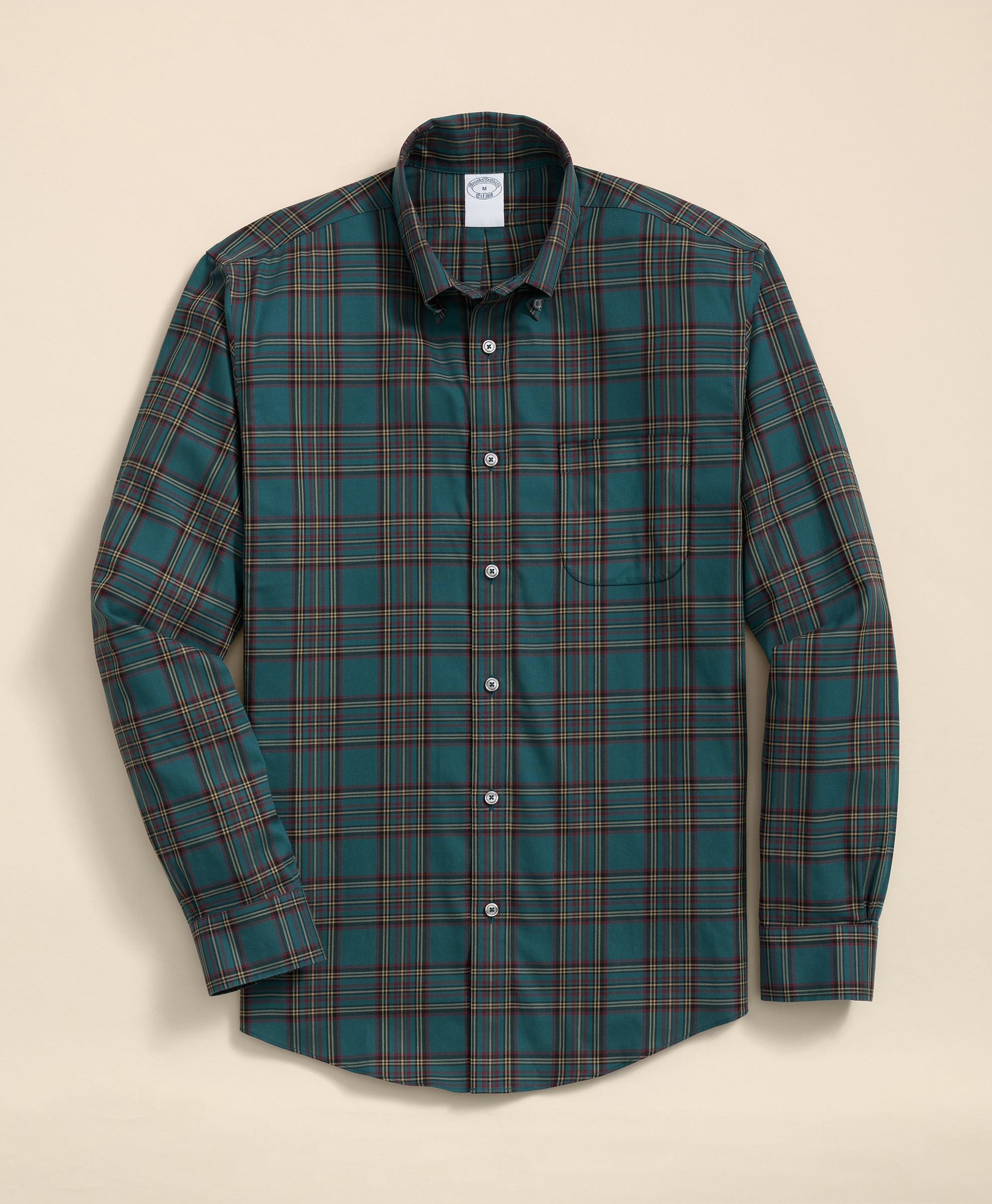 Brooks Brothers | Non-Iron Twill Patterned Sport Shirt