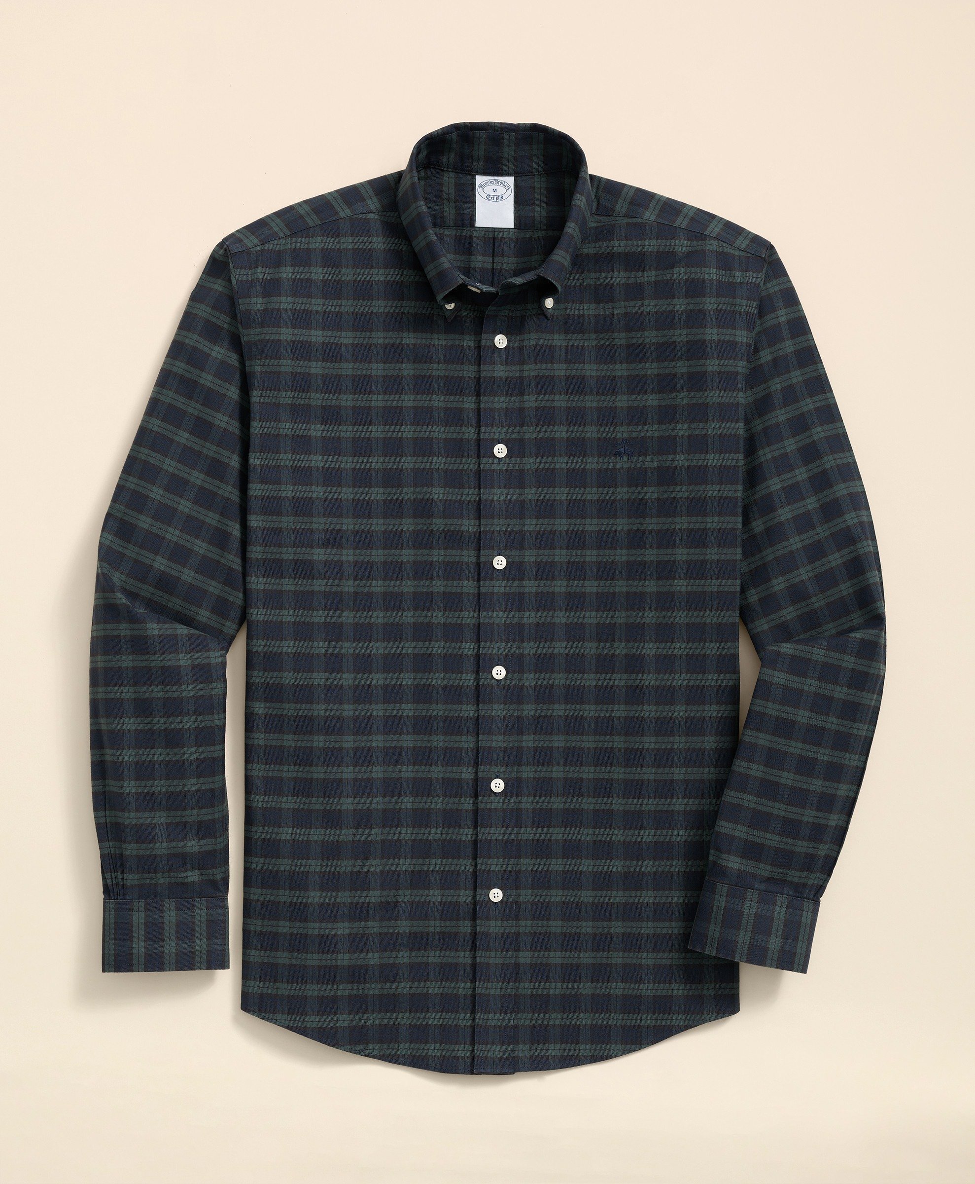 Brooks Brothers | Non-Iron Oxford Checked Regular Fit Sport Shirt