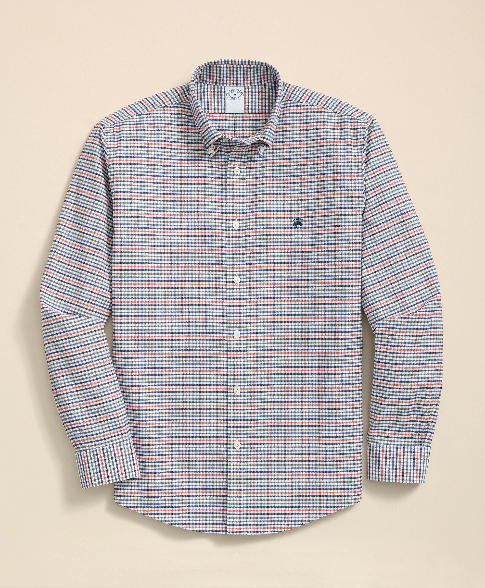 Brooks Brothers | Non-Iron Oxford Checked Regular Fit Sport Shirt