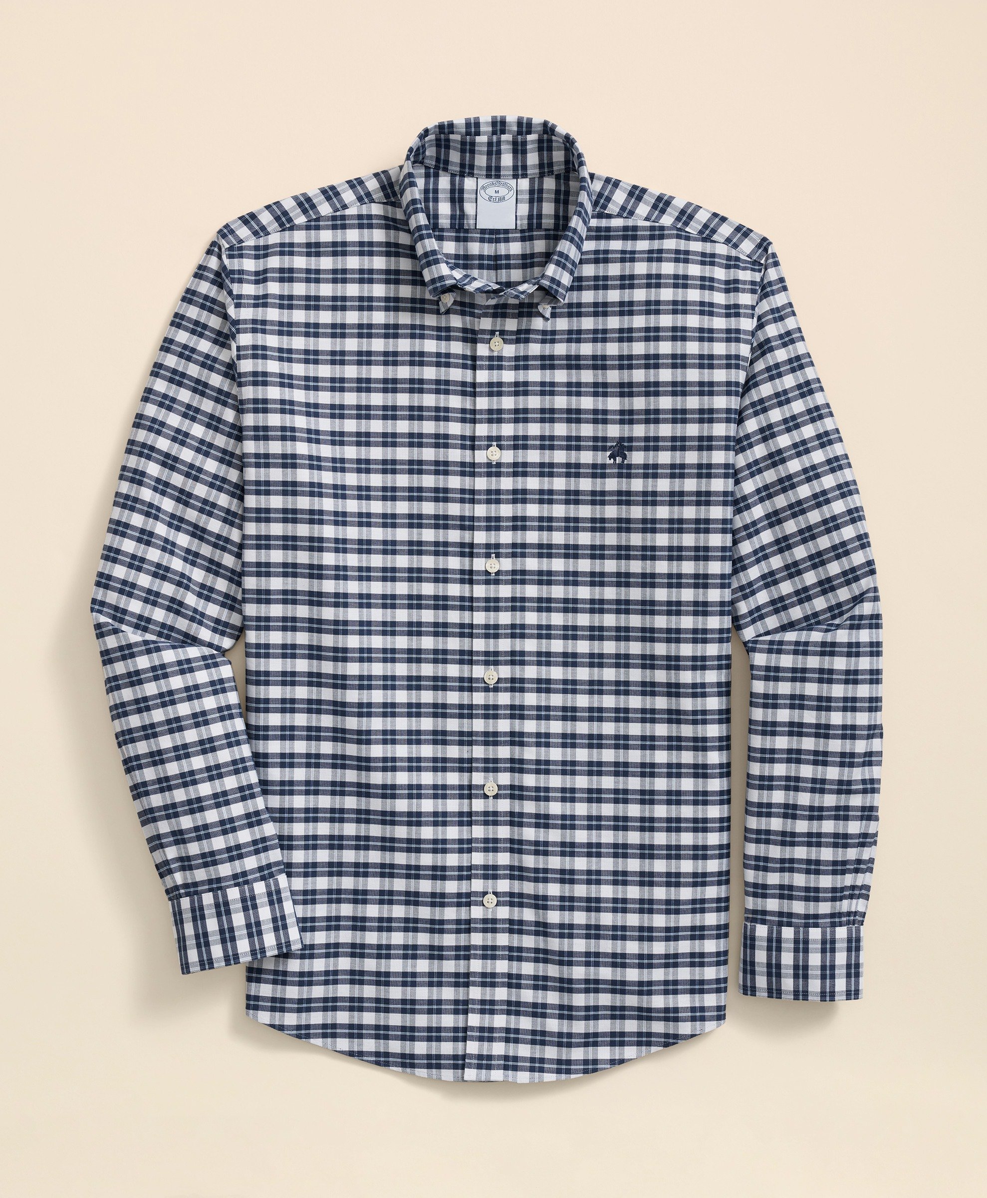 Brooks Brothers | Non-Iron Oxford Checked Regular Fit Sport Shirt