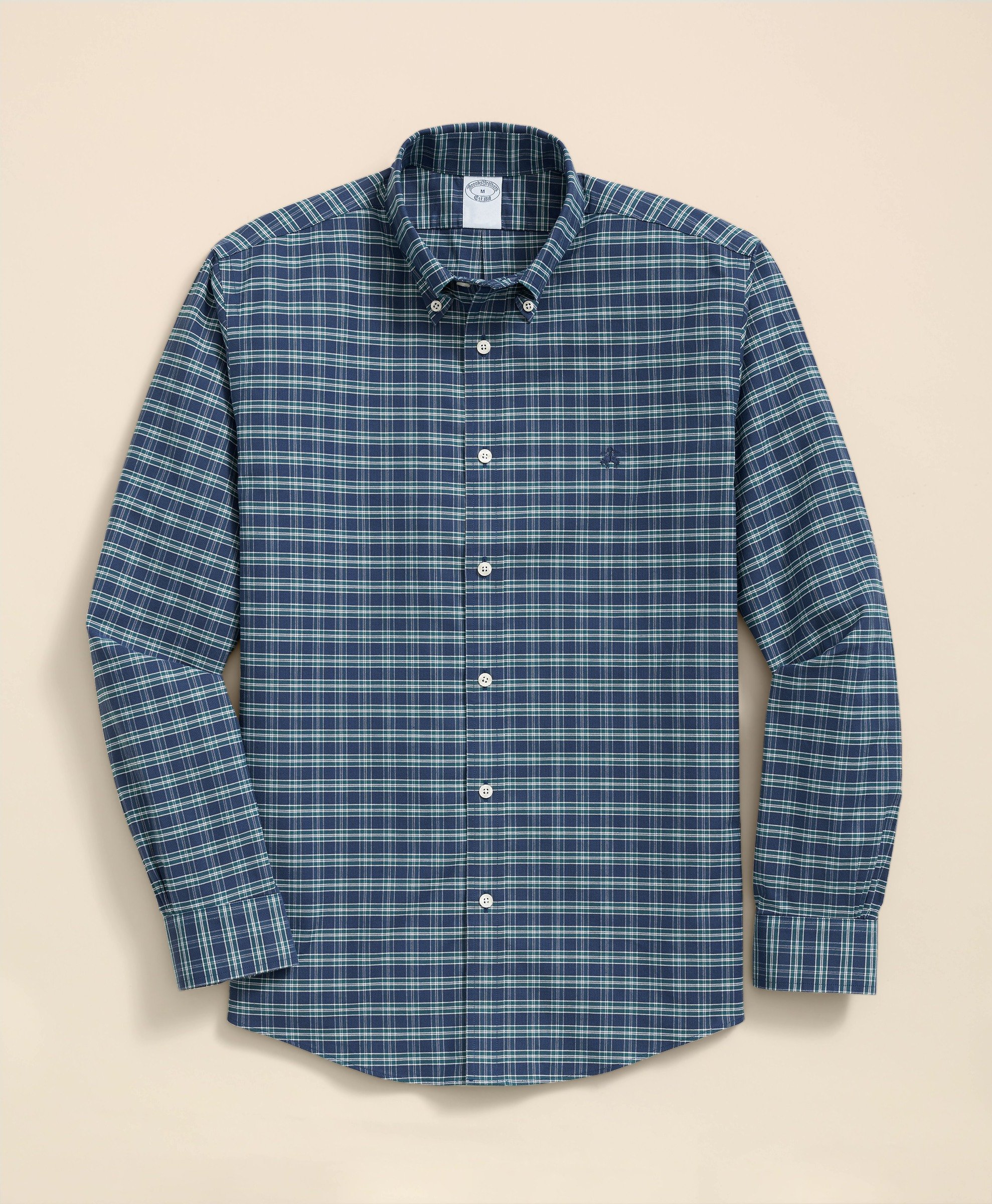 Brooks Brothers | Non-Iron Oxford Checked Regular Fit Sport Shirt