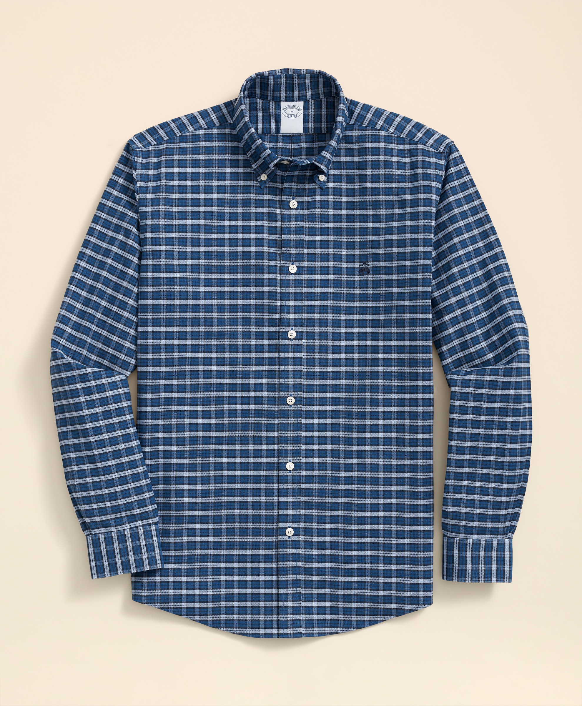 Brooks Brothers | Non-Iron Oxford Patterned Sport Shirt