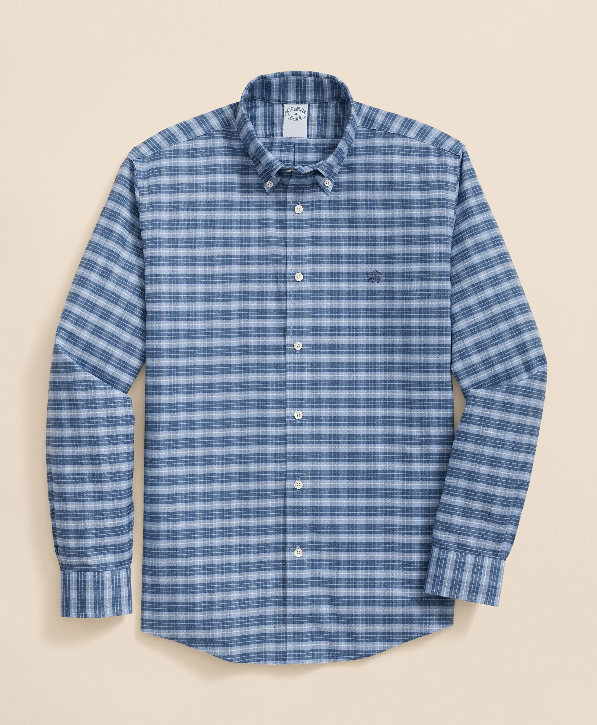 Brooks Brothers | Non-Iron Oxford Tartan Regular Fit Sport Shirt