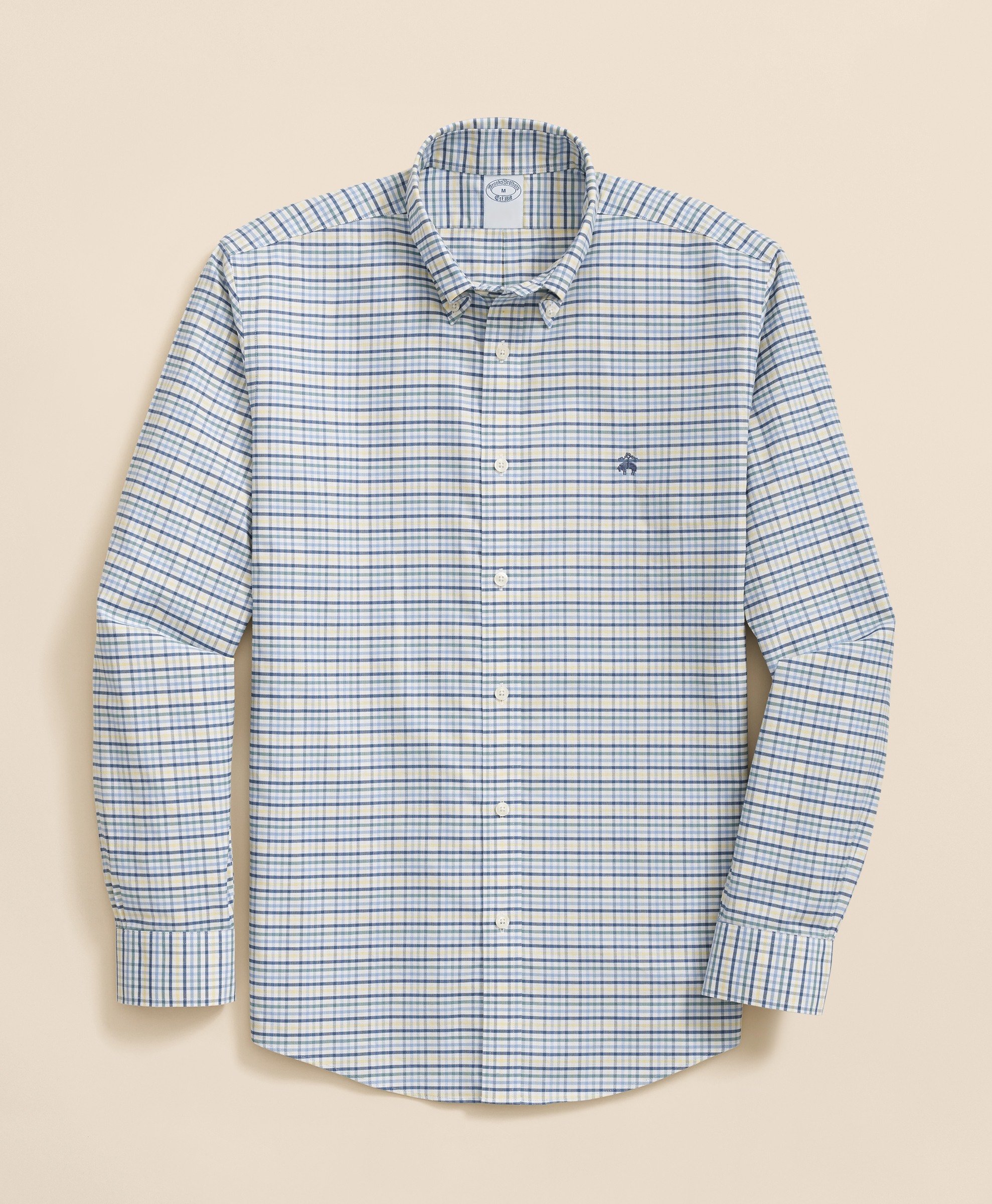 Brooks Brothers | Non-Iron Oxford Tattersal Regular Fit Sport Shirt