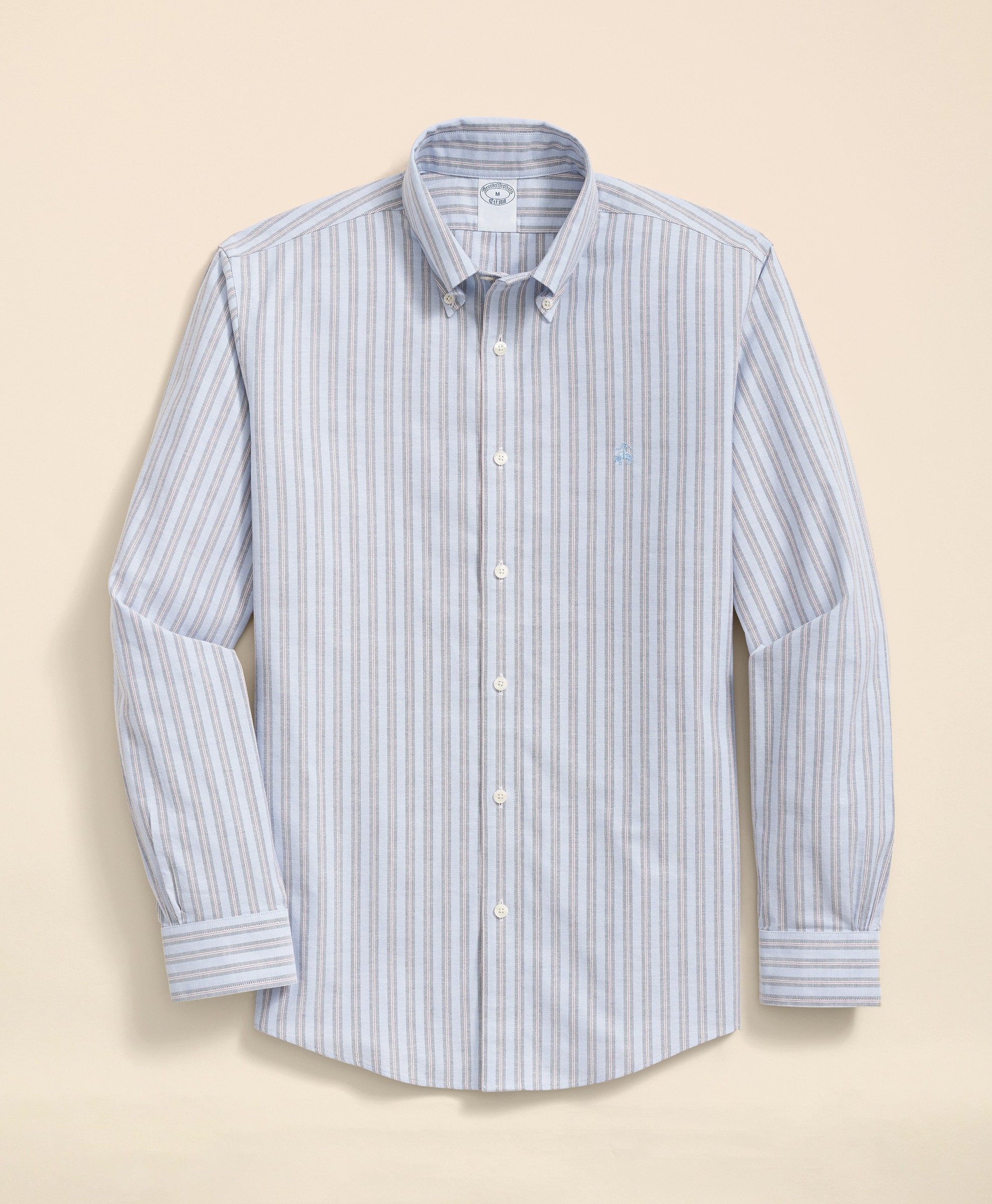 Brooks Brothers | Non-Iron Oxford Patterned Sport Shirt