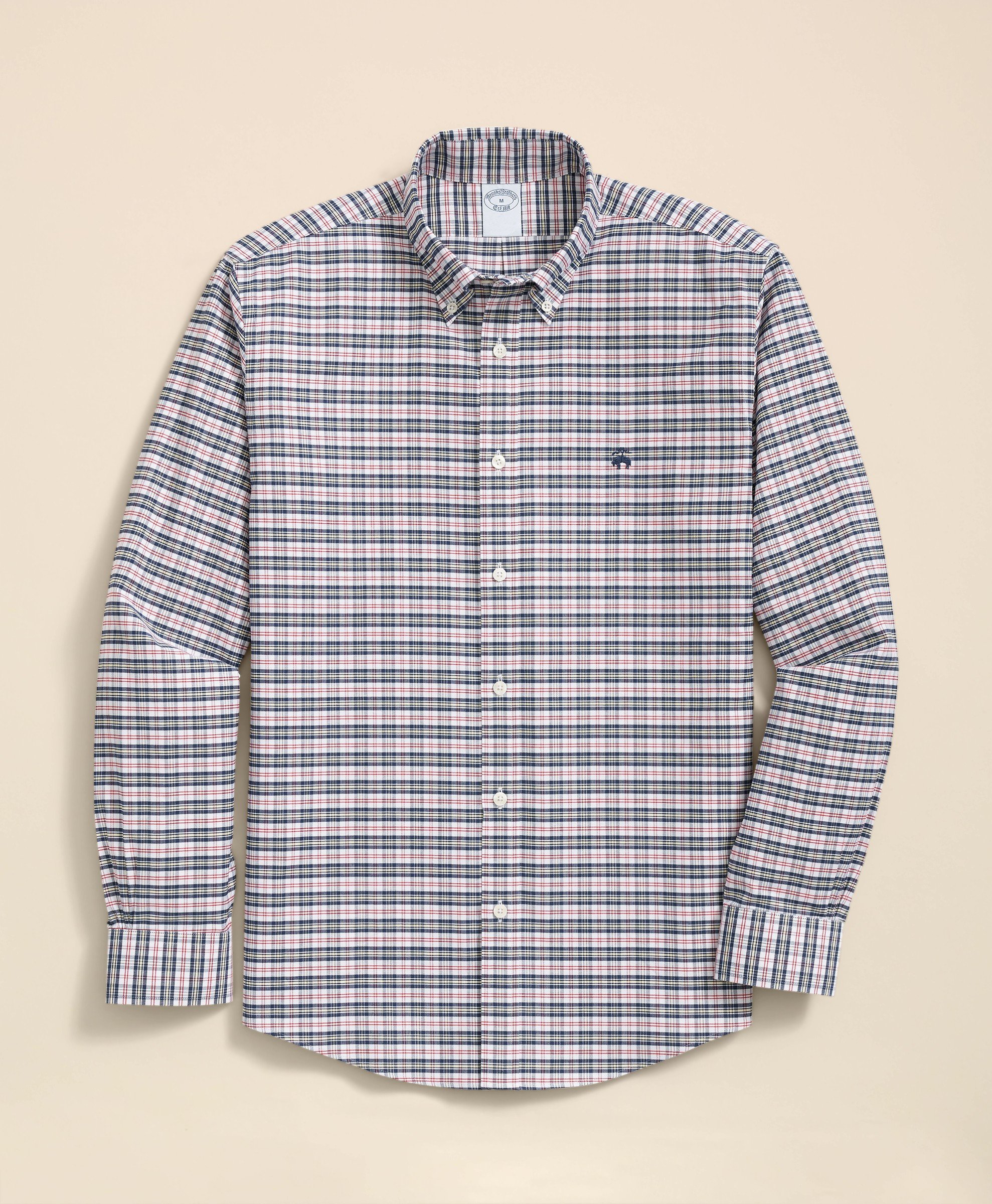 Brooks Brothers | Non-Iron Oxford Checked Regular Fit Sport Shirt