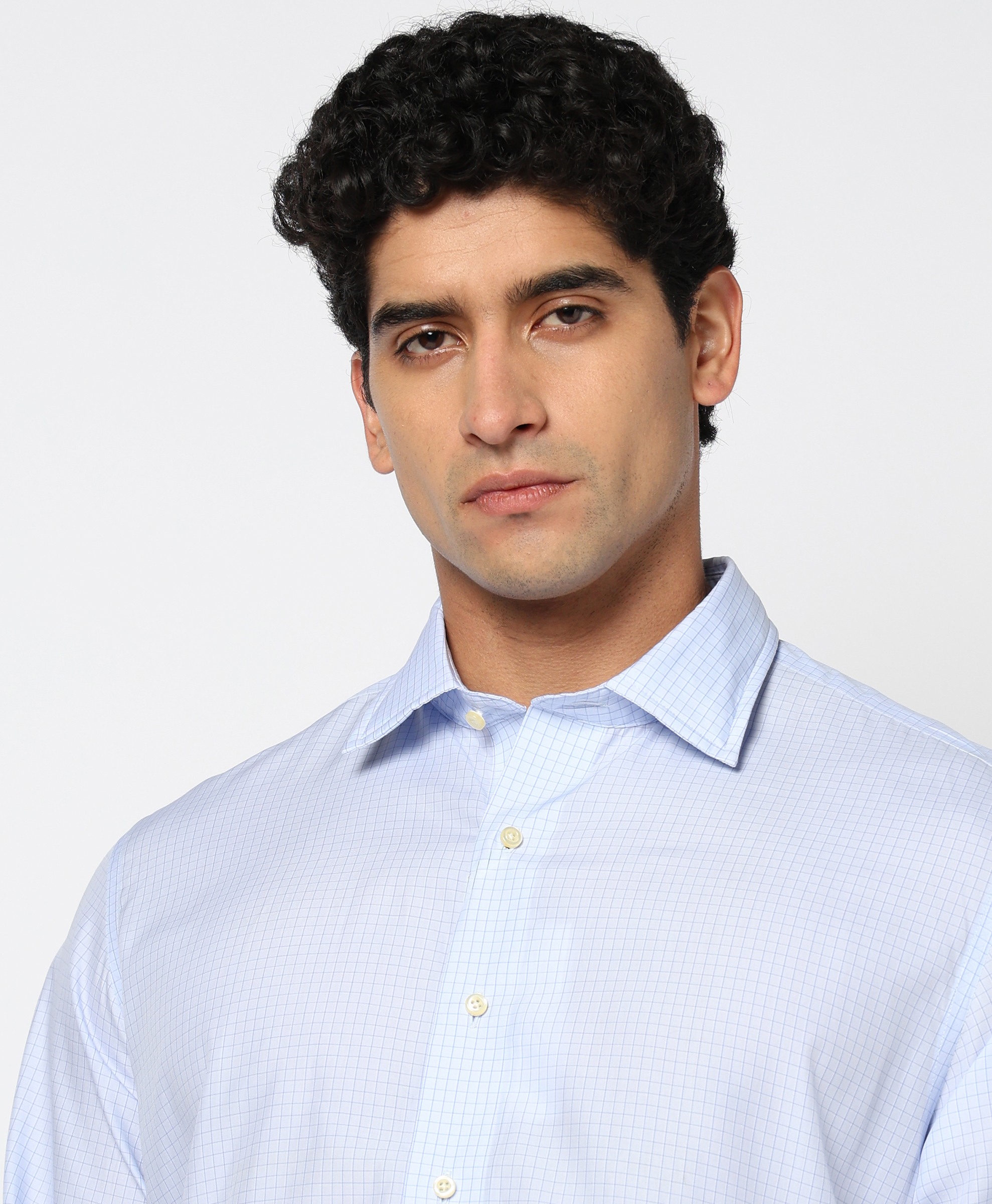 Luxury Thomas Mason Windowpane Regular Fit Dress Shirt | Brooks