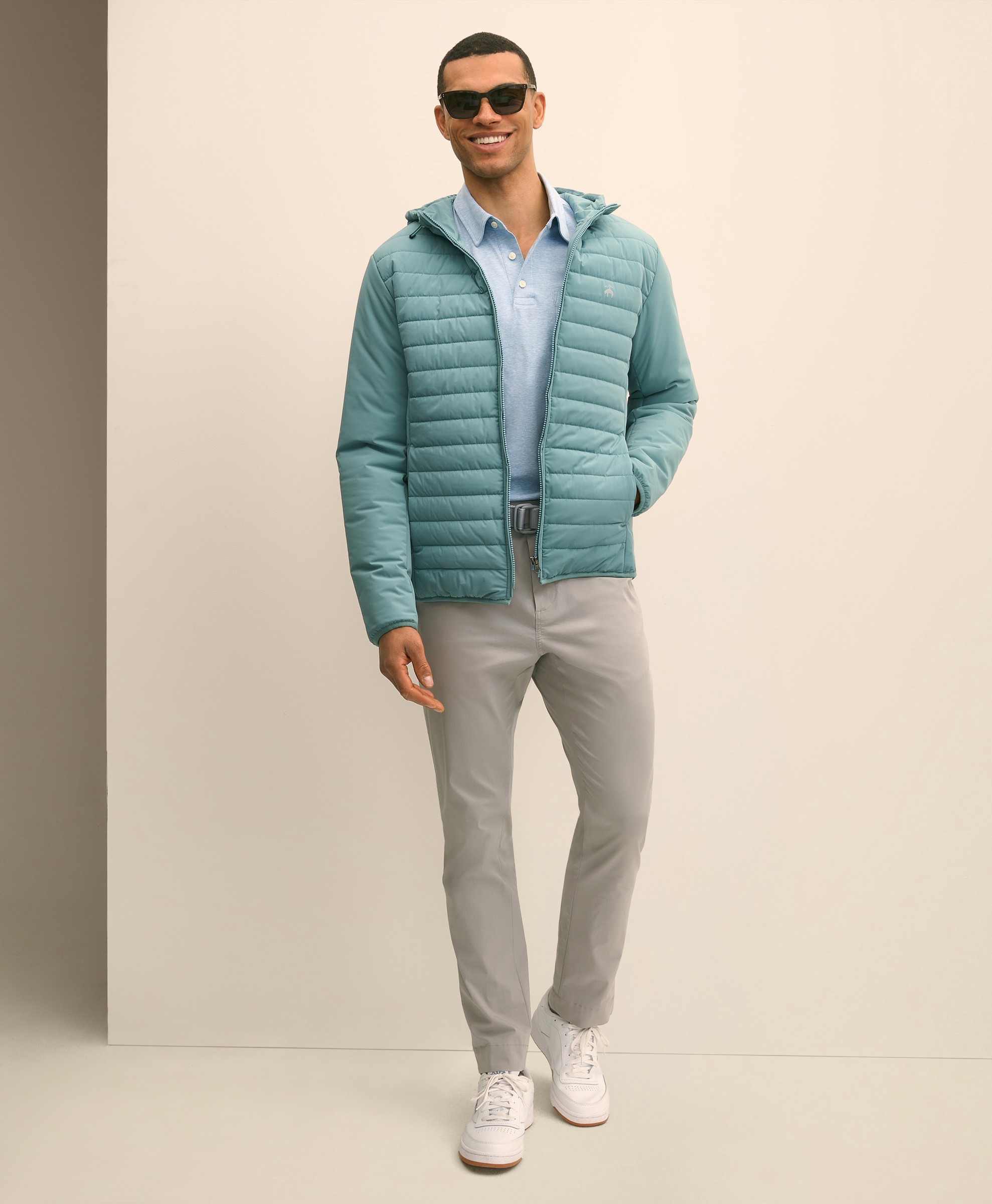Brooks Brothers | Performance Stretch Solid Regular Fit Tech Jacket