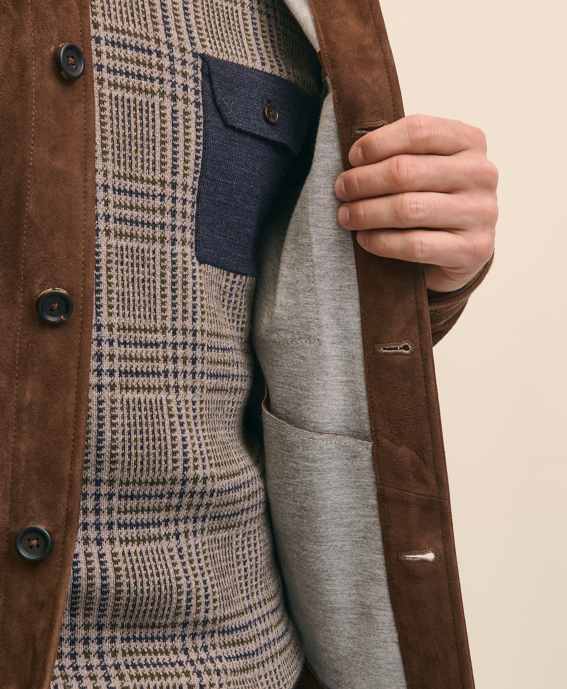 ジャケット・アウター Brooks Brothers suede leather jacket Suede Shirt Jacket | Brooks Brothers India Website