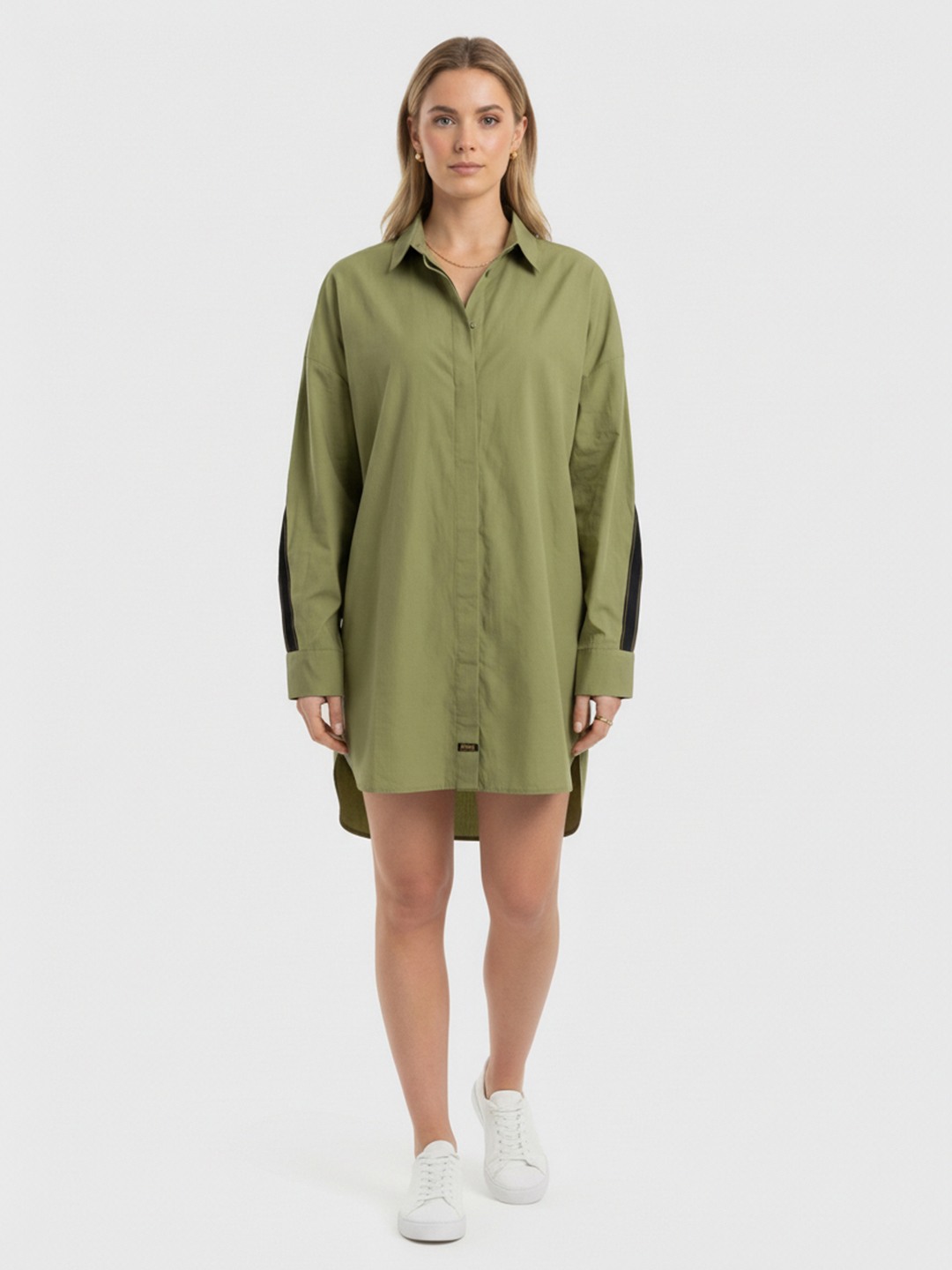 URBAN ASYMMETRIC SHIRT DRESS