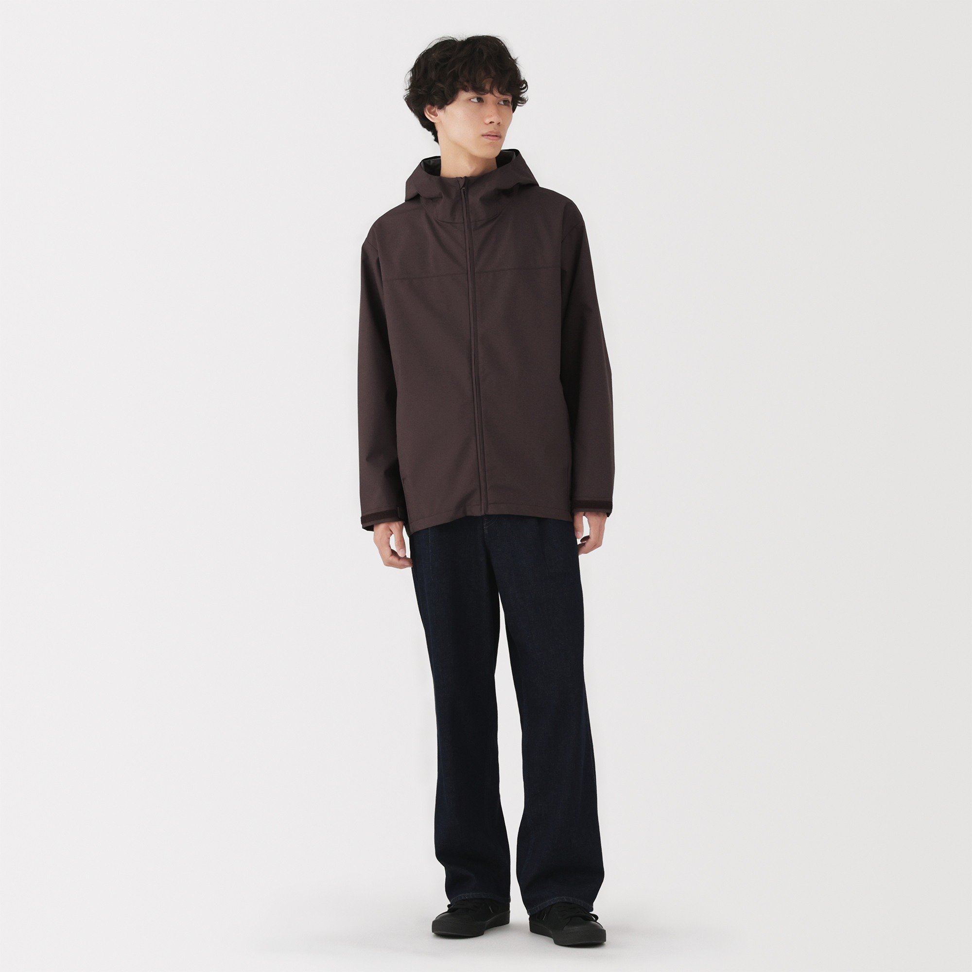M's Water repellent hooded jacket