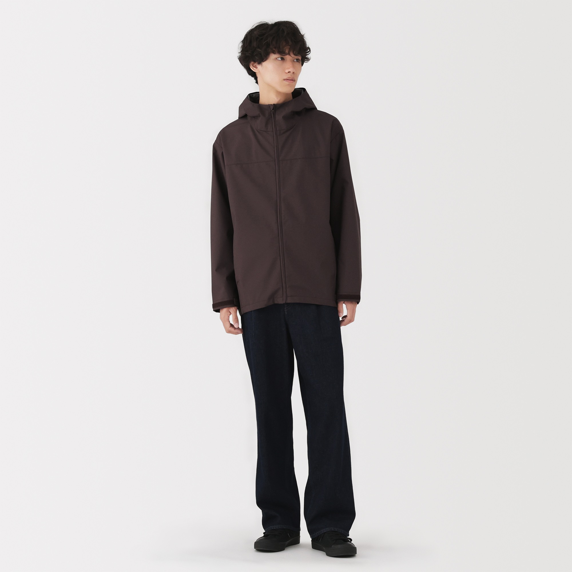 M's Water repellent hooded jacket