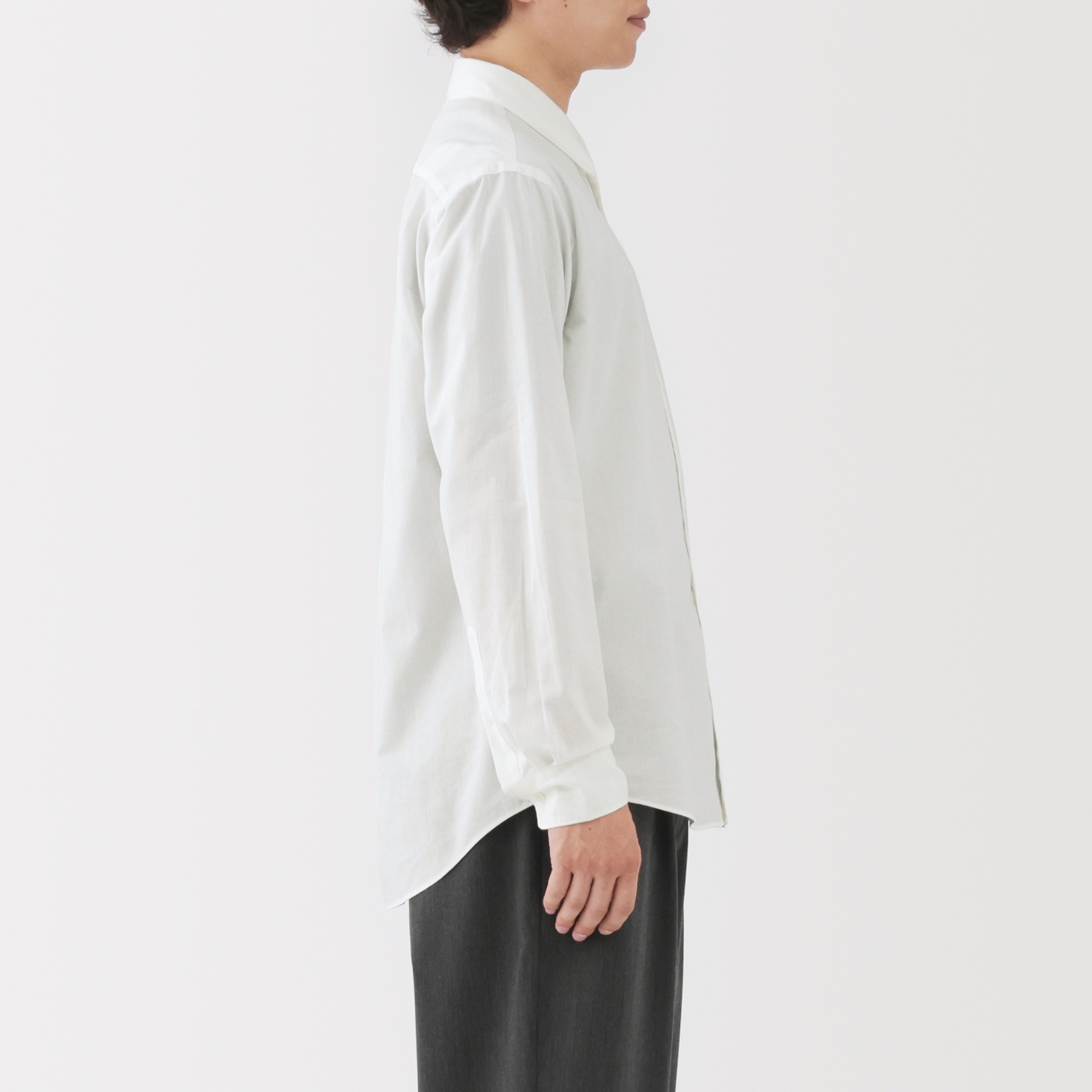 M's washed broadcloth L/Slv shirt