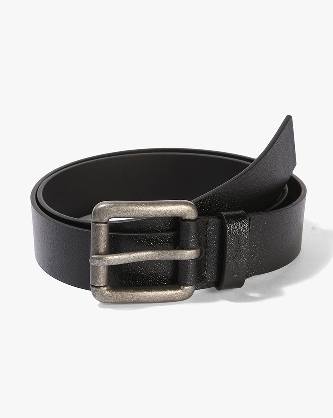 GAS | Genuine Leather Grain Black Belt