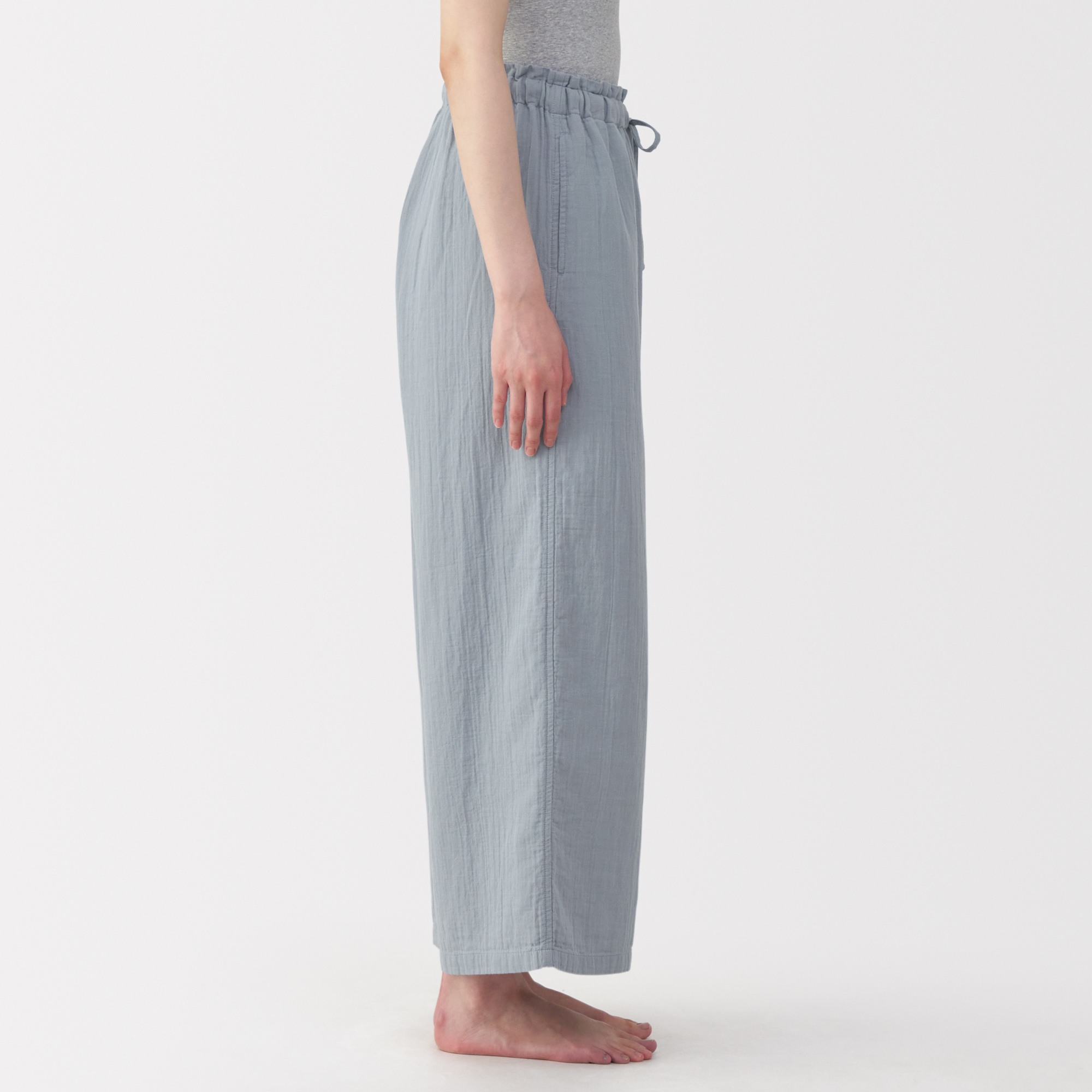 W's Crepe gauze long pants