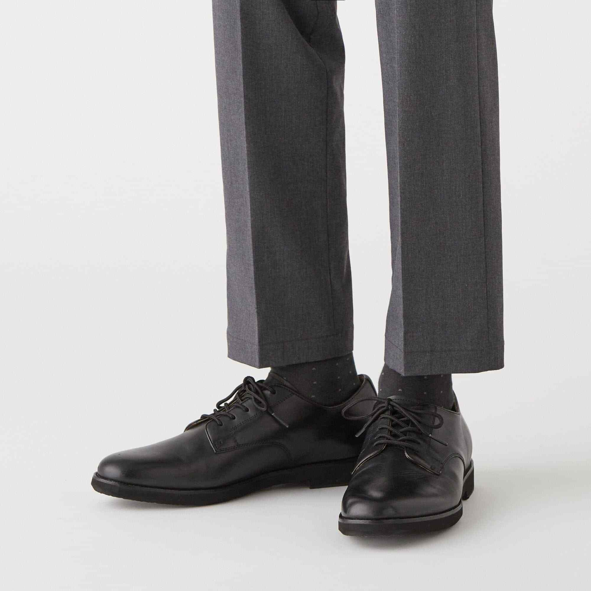 M's right angle socks for business wear (dot pattern)