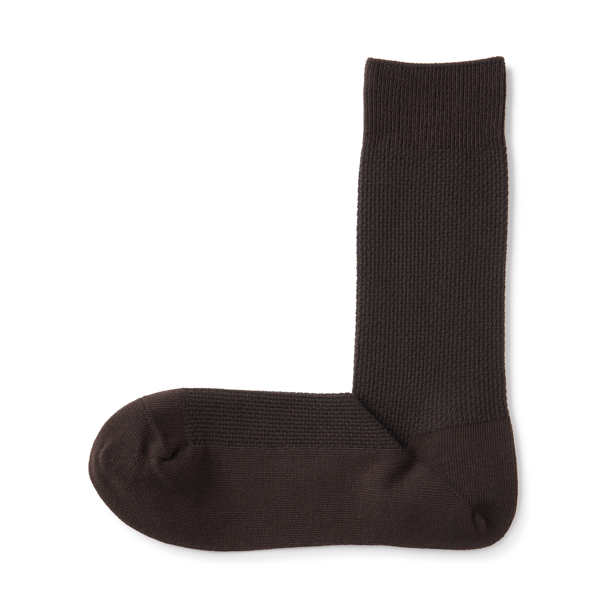 M's right angle Pique socks for business wear