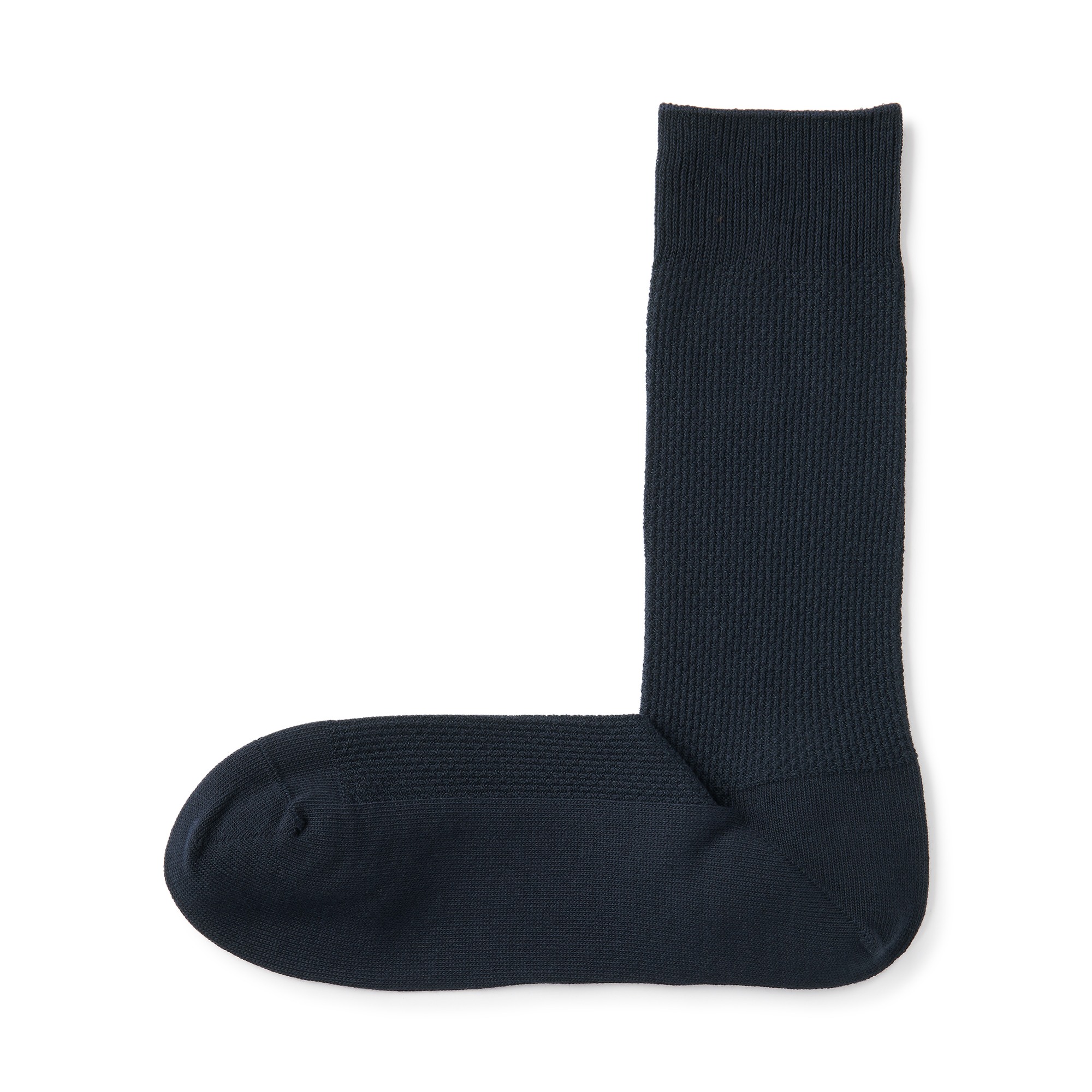 M's right angle Pique socks for business wear