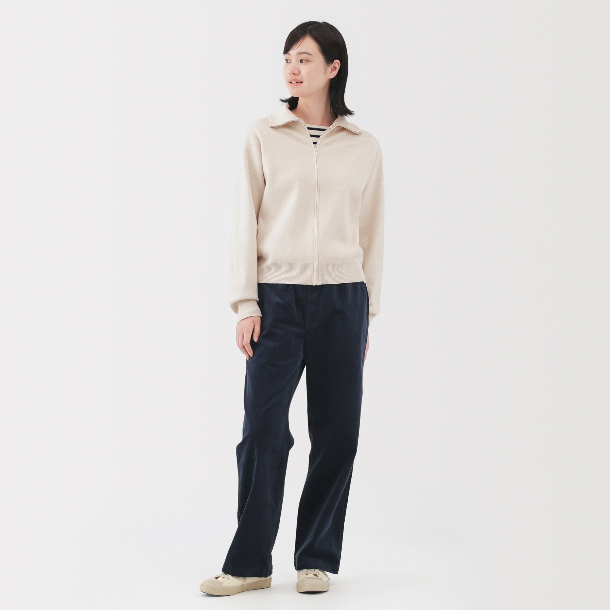 W's washable milano ribbed blouson
